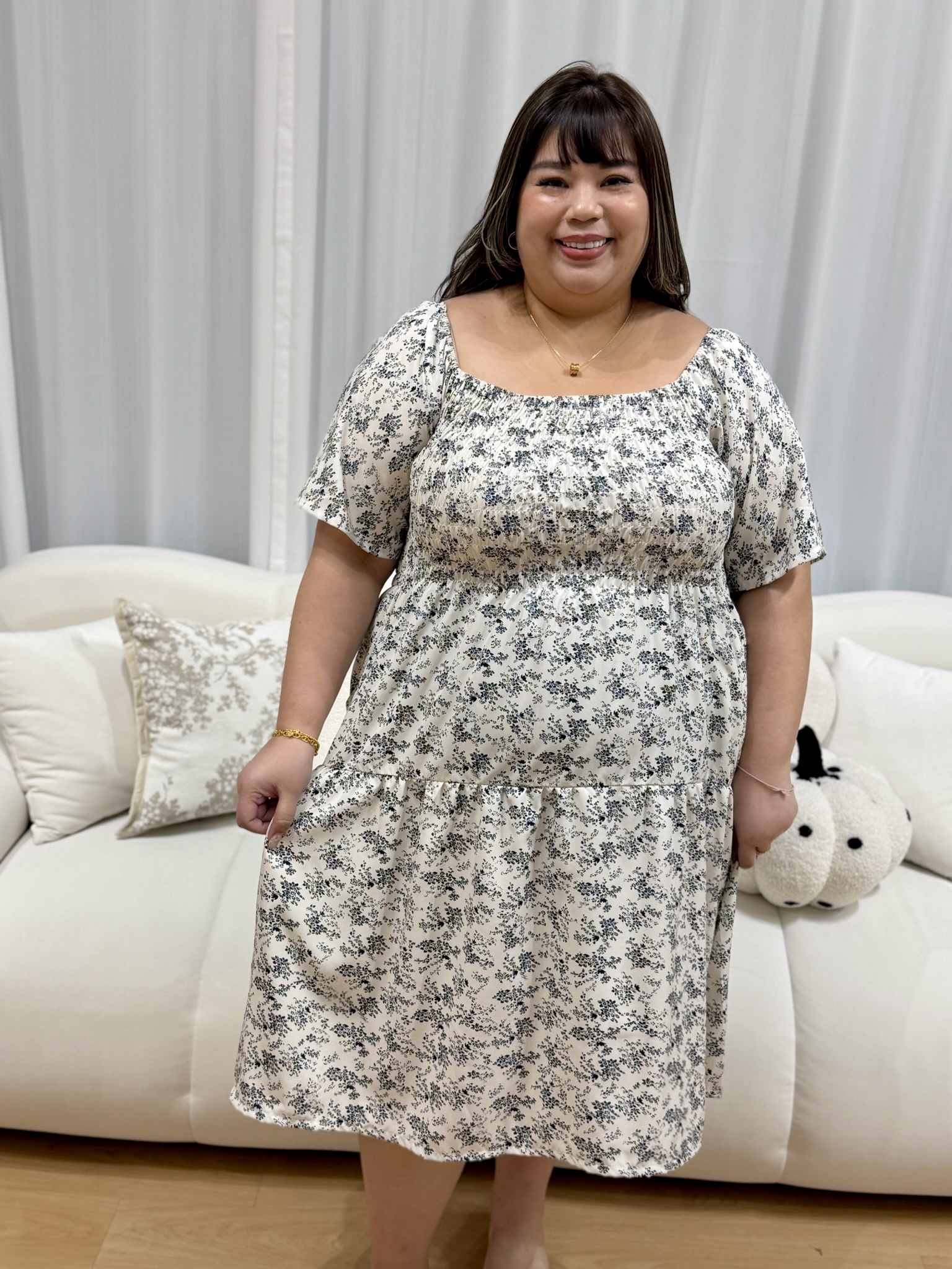 Jovinne Short Smock Dress | Plus Size Dresss