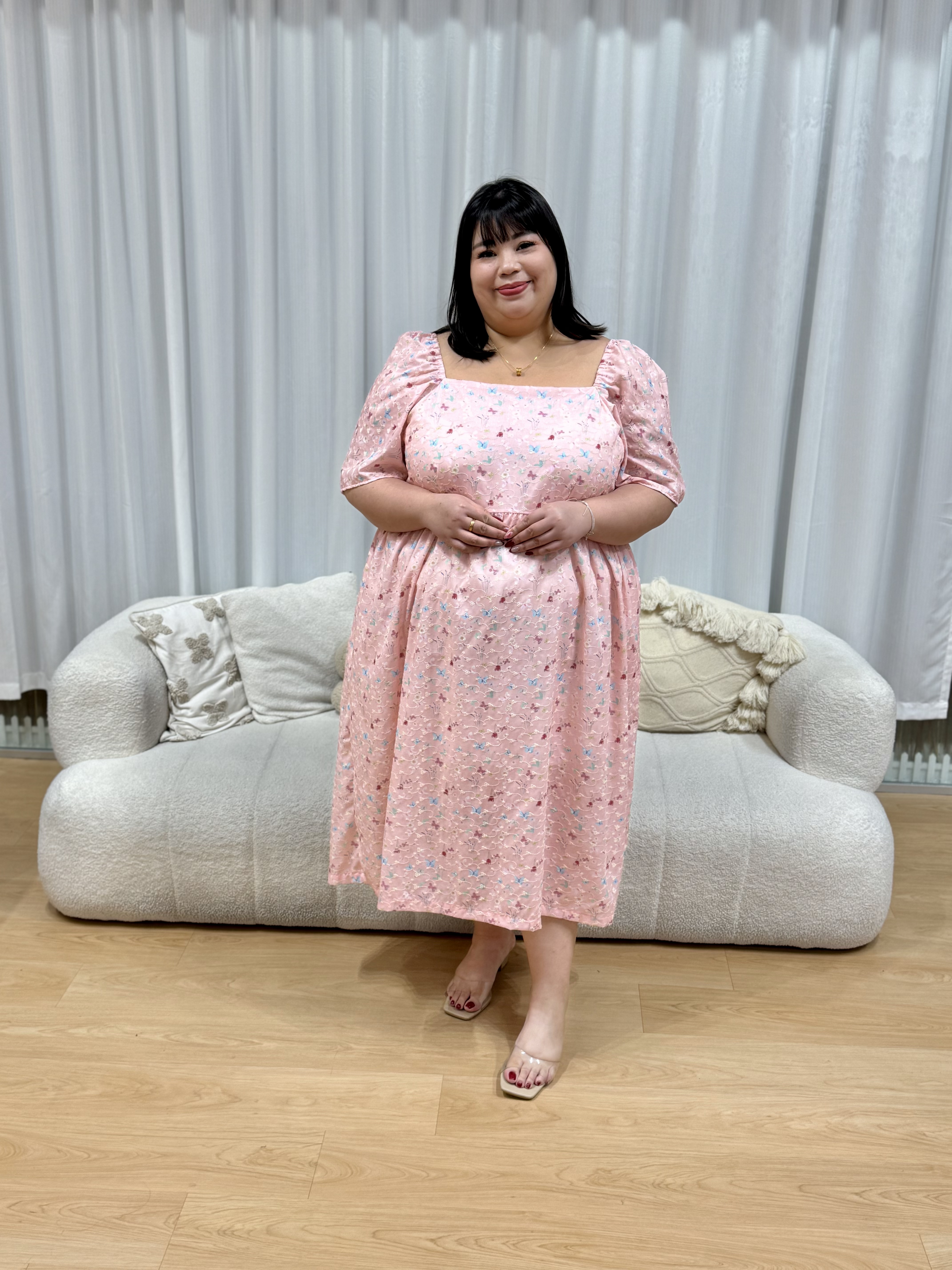 Love+ Tammy Embroidery Lace Dress | Plus Size Dress