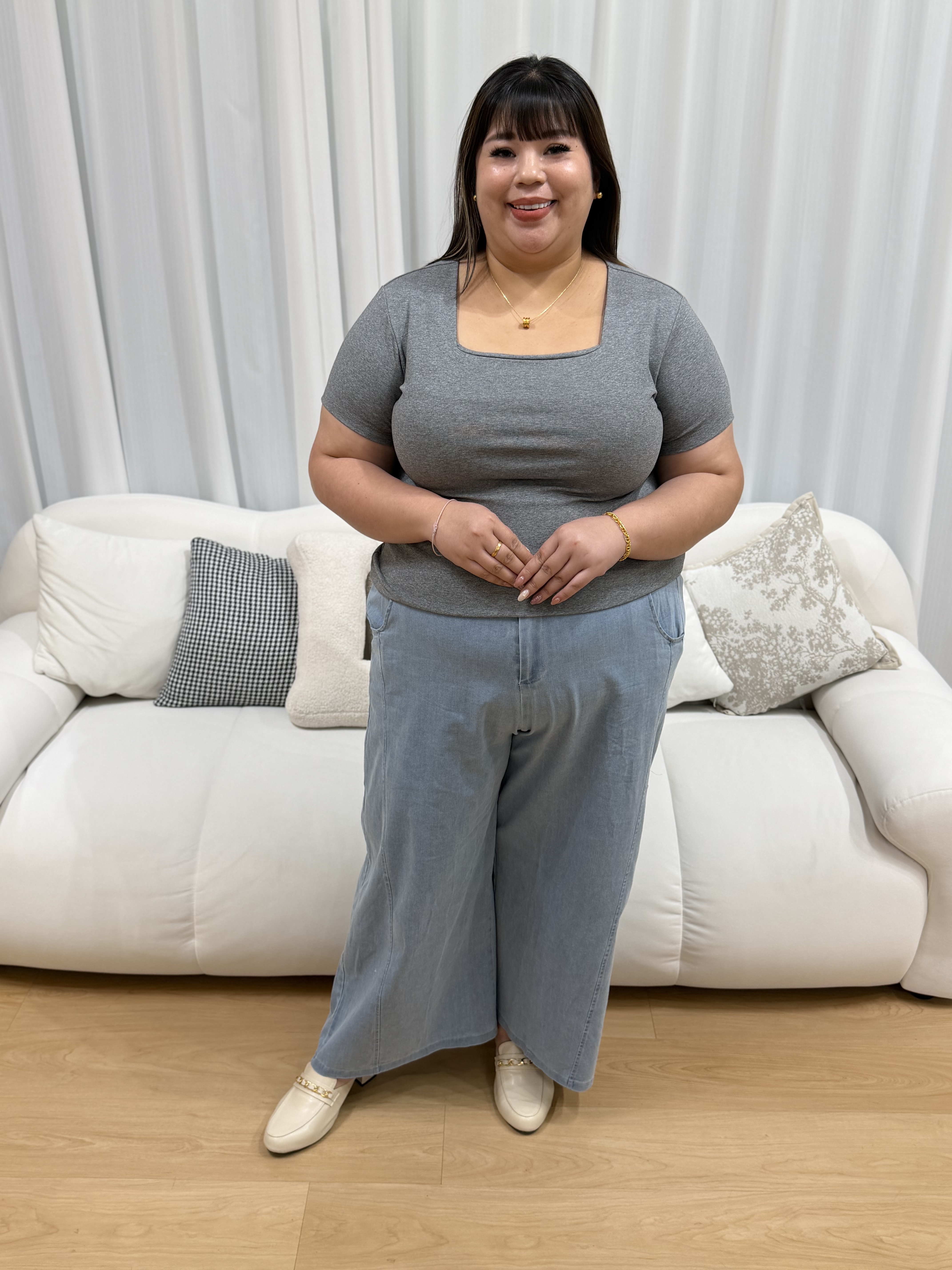 Love+ Kyra Premium Cotton Boxy Top | Plus Size Top