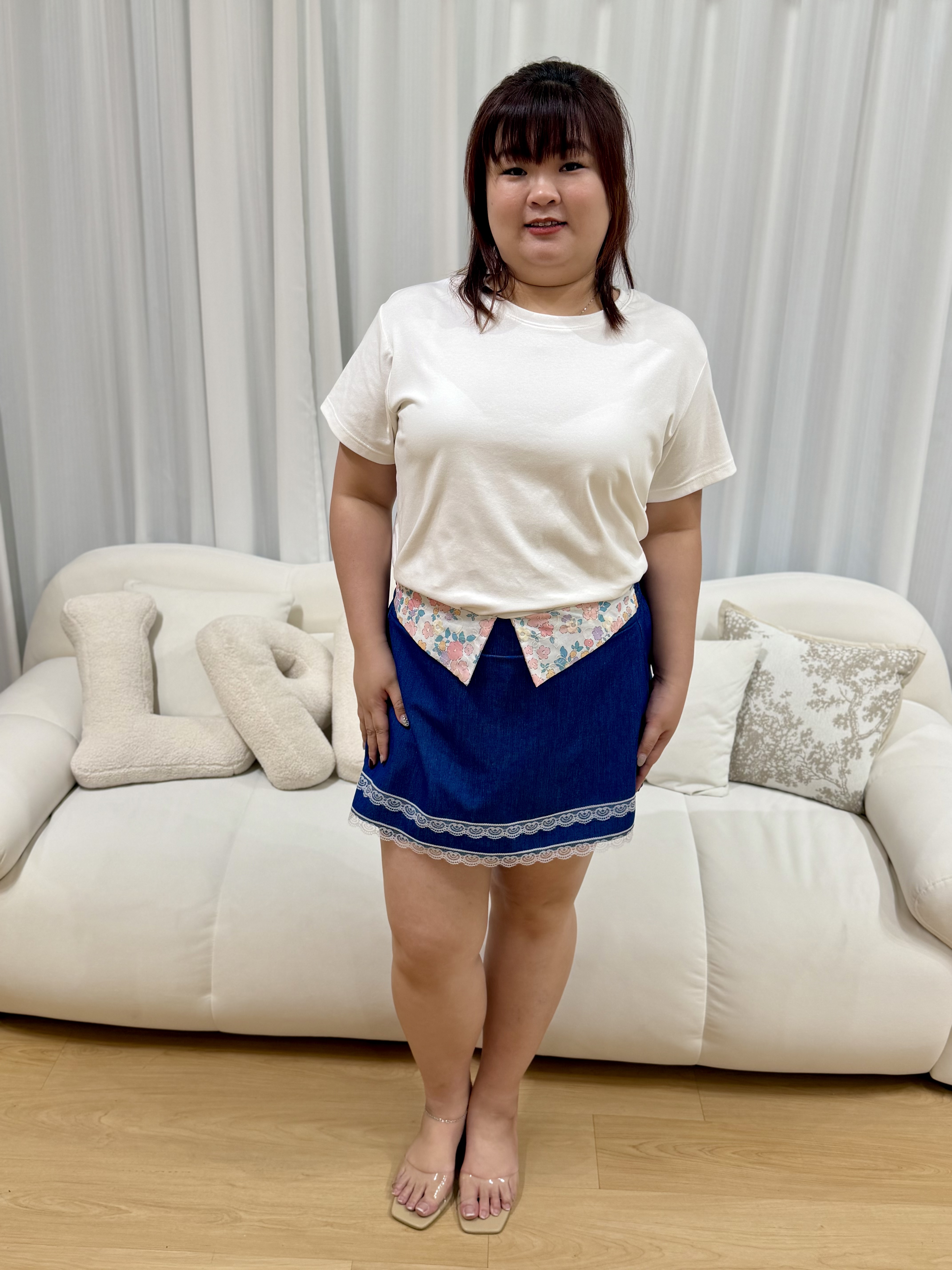 Elissa Eli Embroi Skirt | Plus Size Skirt