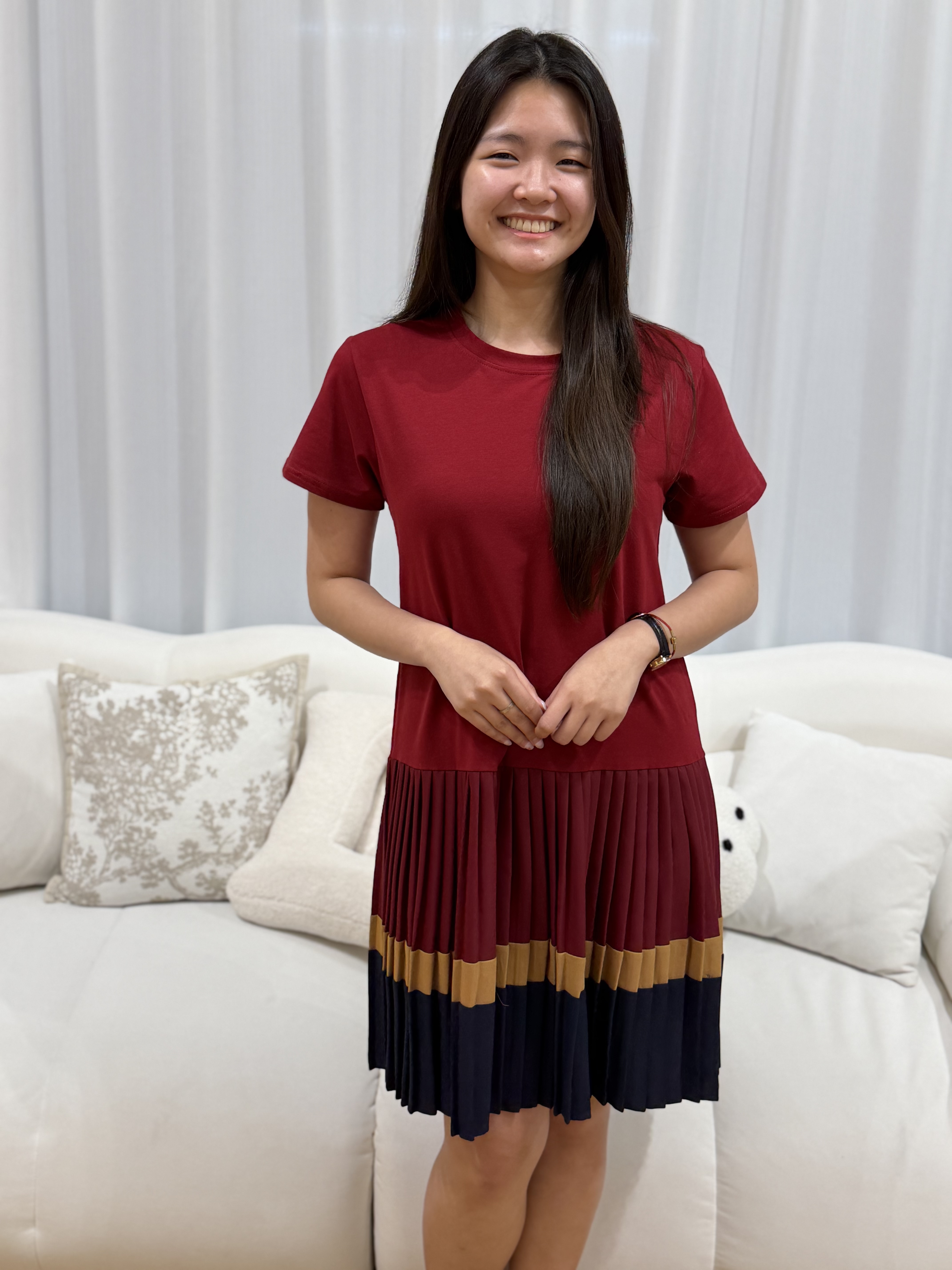 Ommni Pleated Dress | Plus Size Dress