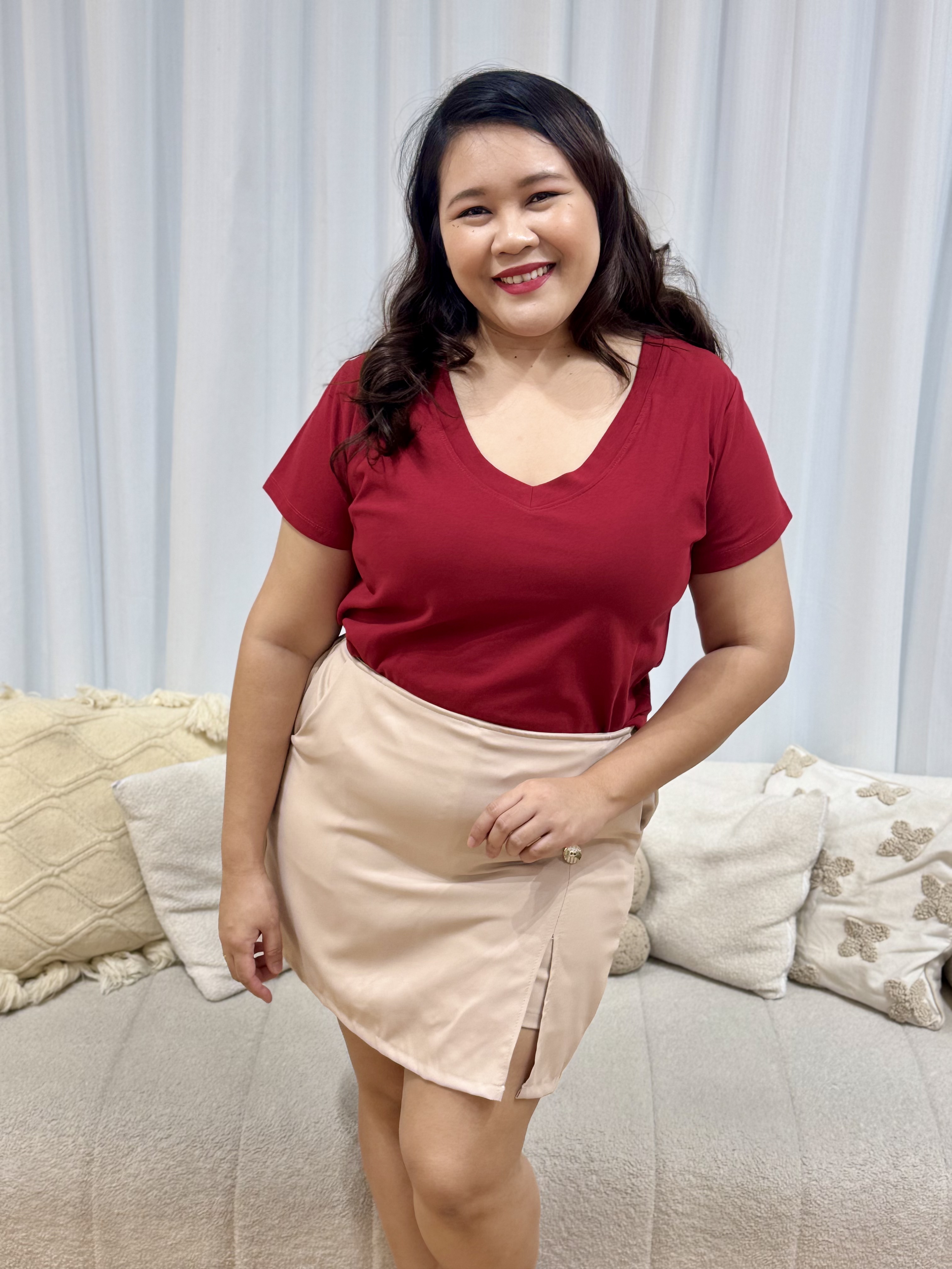 Goldy Button Skorts | Plus Size Skorts