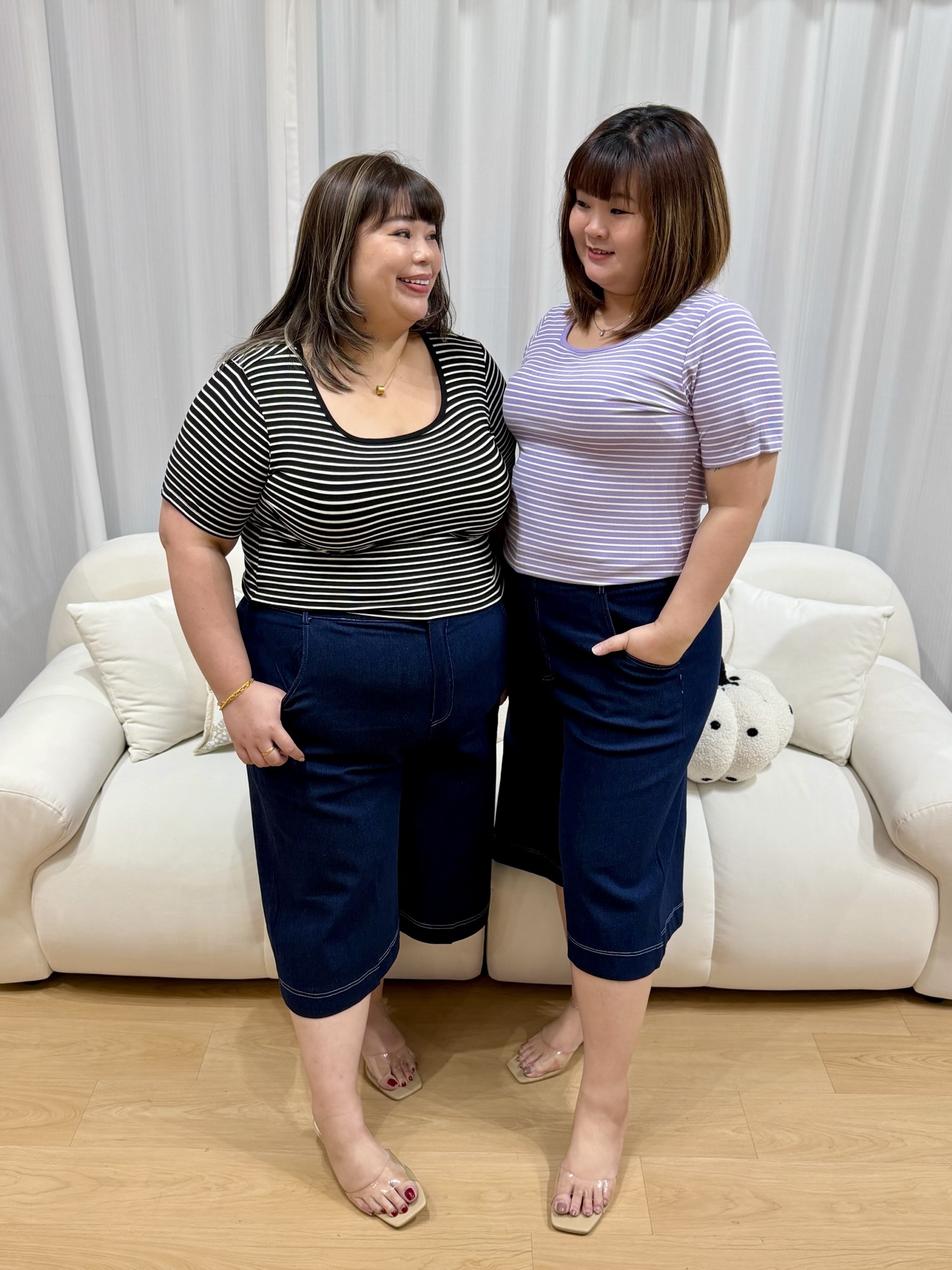 Love+ Multi Color Strips Top | Plus Size Top