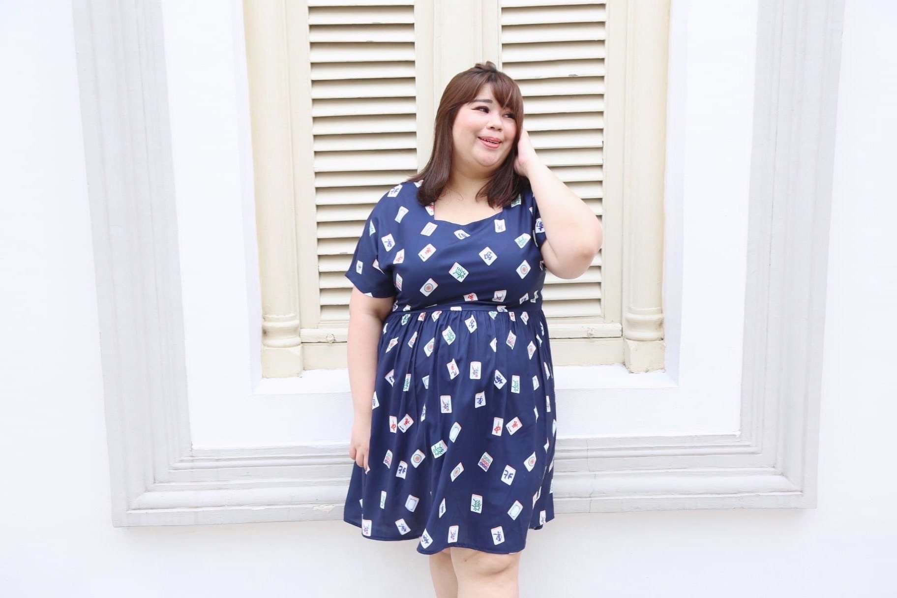 Love+ 发财 Mahjong Dress|Plus SizeDress