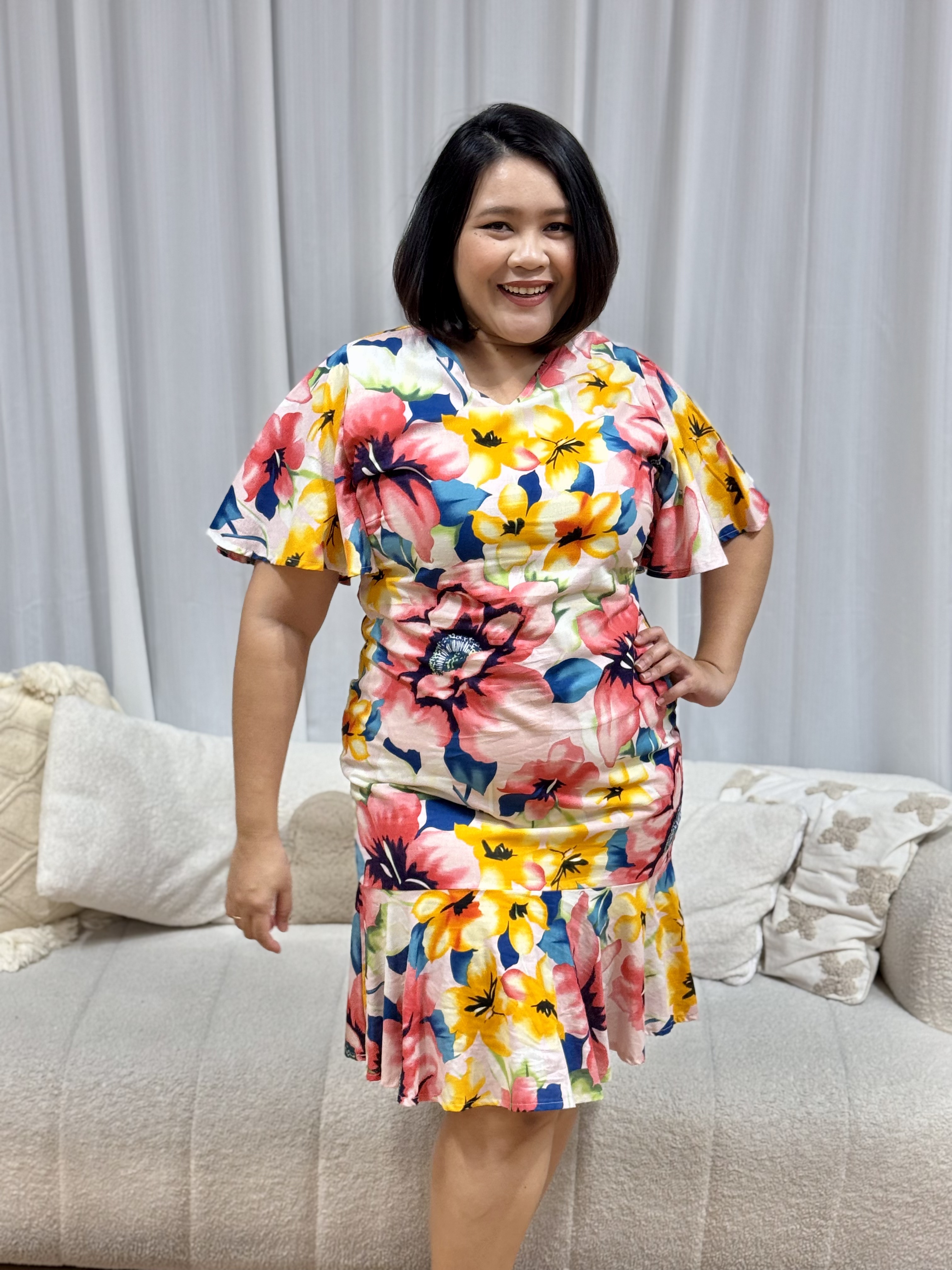 Oriental Paintbrush Premium Dress | Plus Size Dress