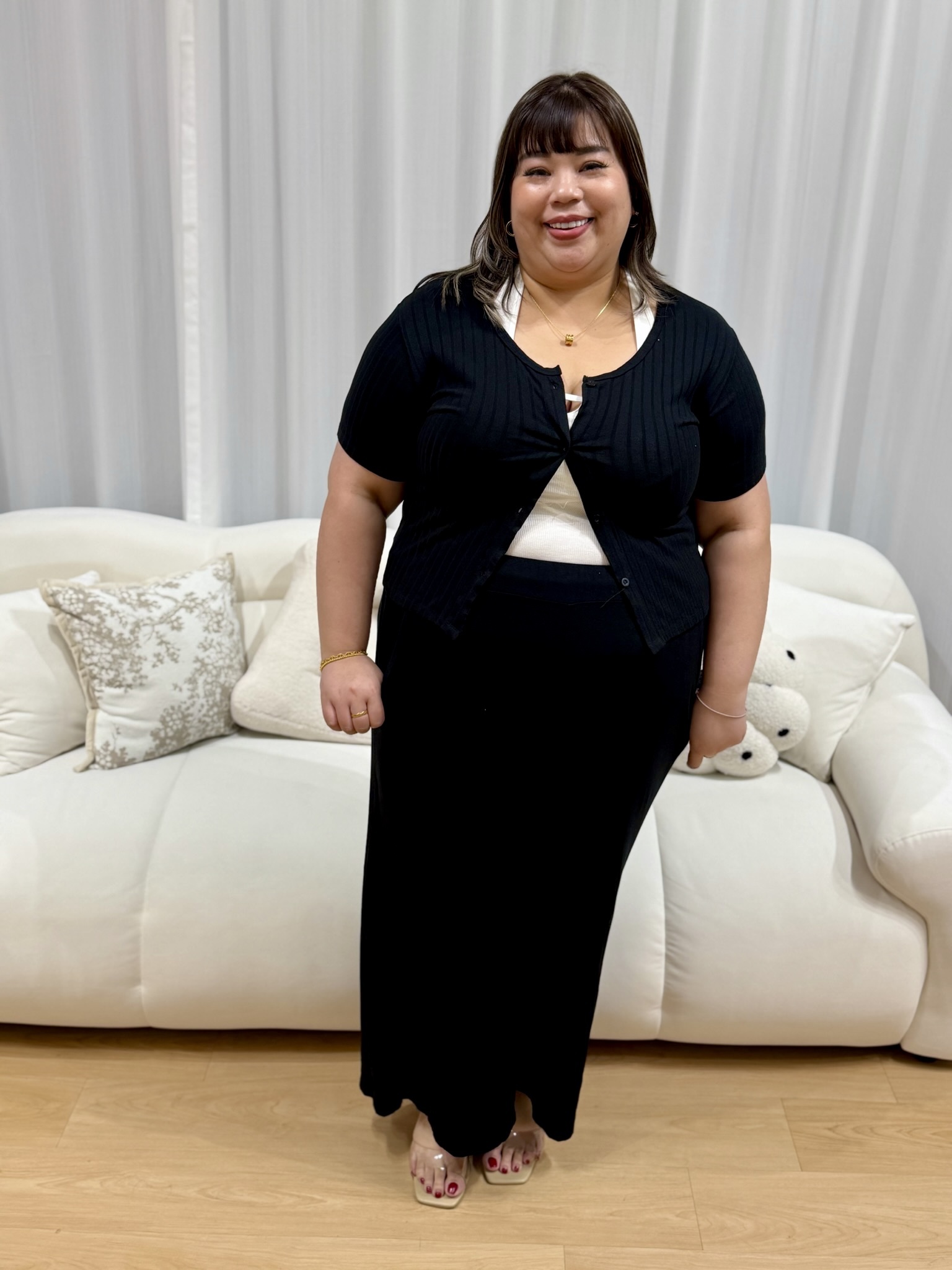 Ripped Soft Cotton Top/ Cardigan | Plus Size Cardigan