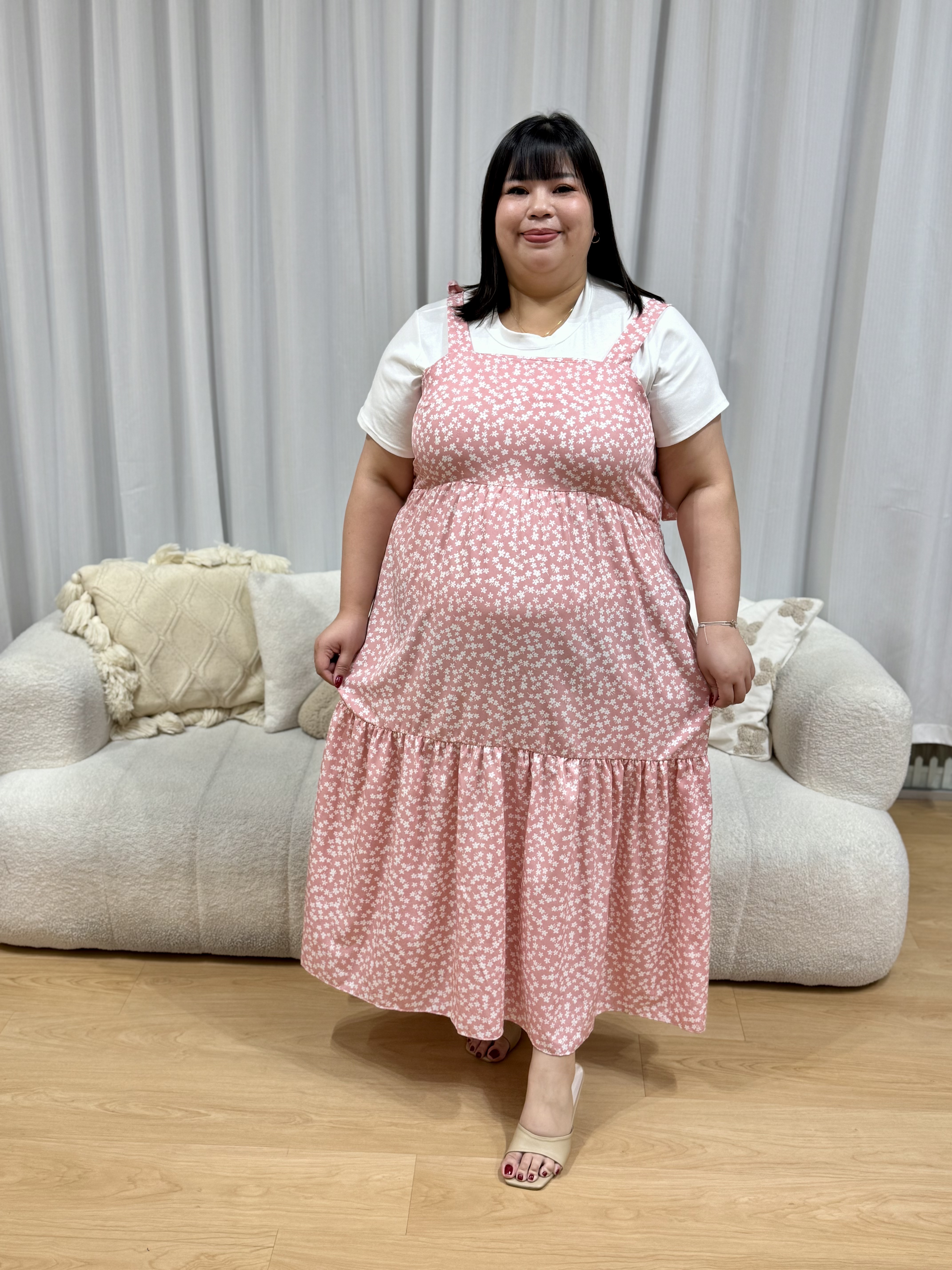 Jetaime Daisy Floral Dress | Plus Size Dress