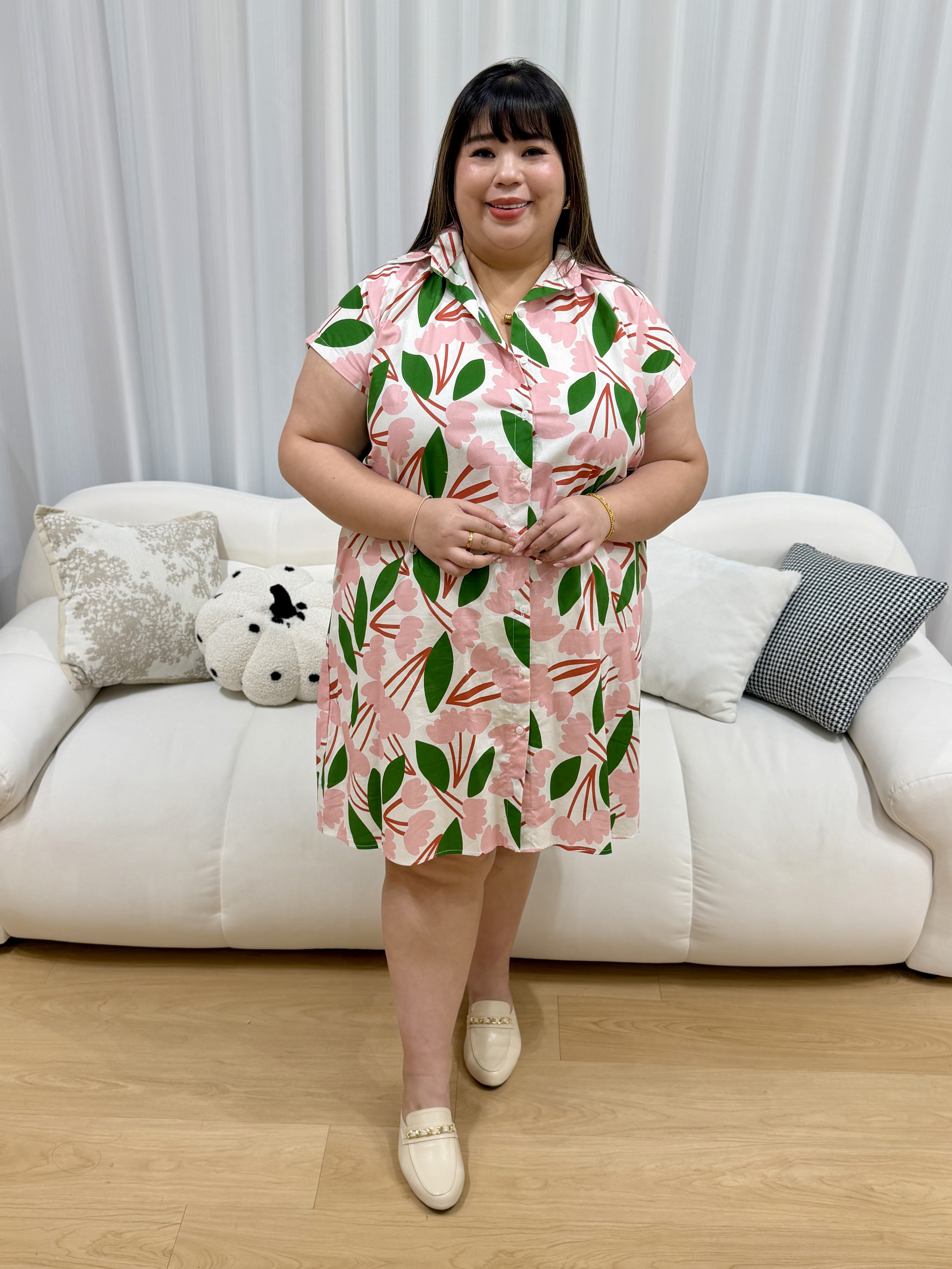 Tansy Button Shirt Dress | Plus Size Dress