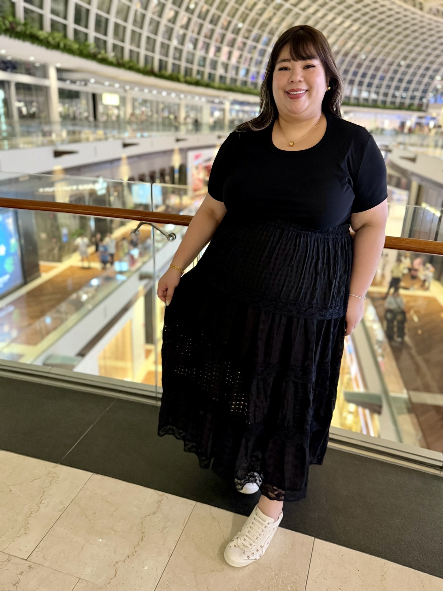 Anastasia Lace Crochet Tier Skirt | Plus Size Skirt