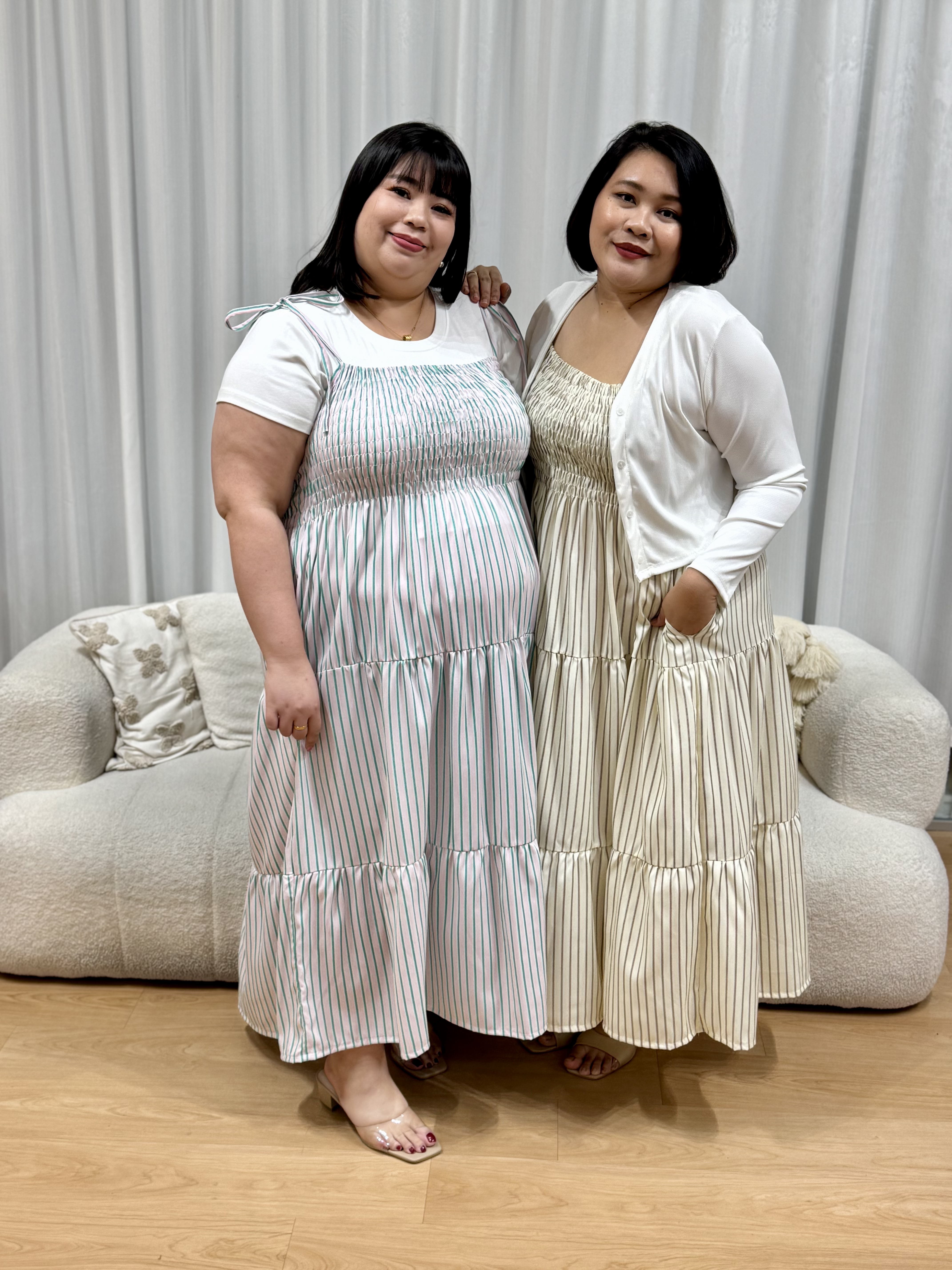 Chloe Strippy Maxi Dress | Plus Size Dress