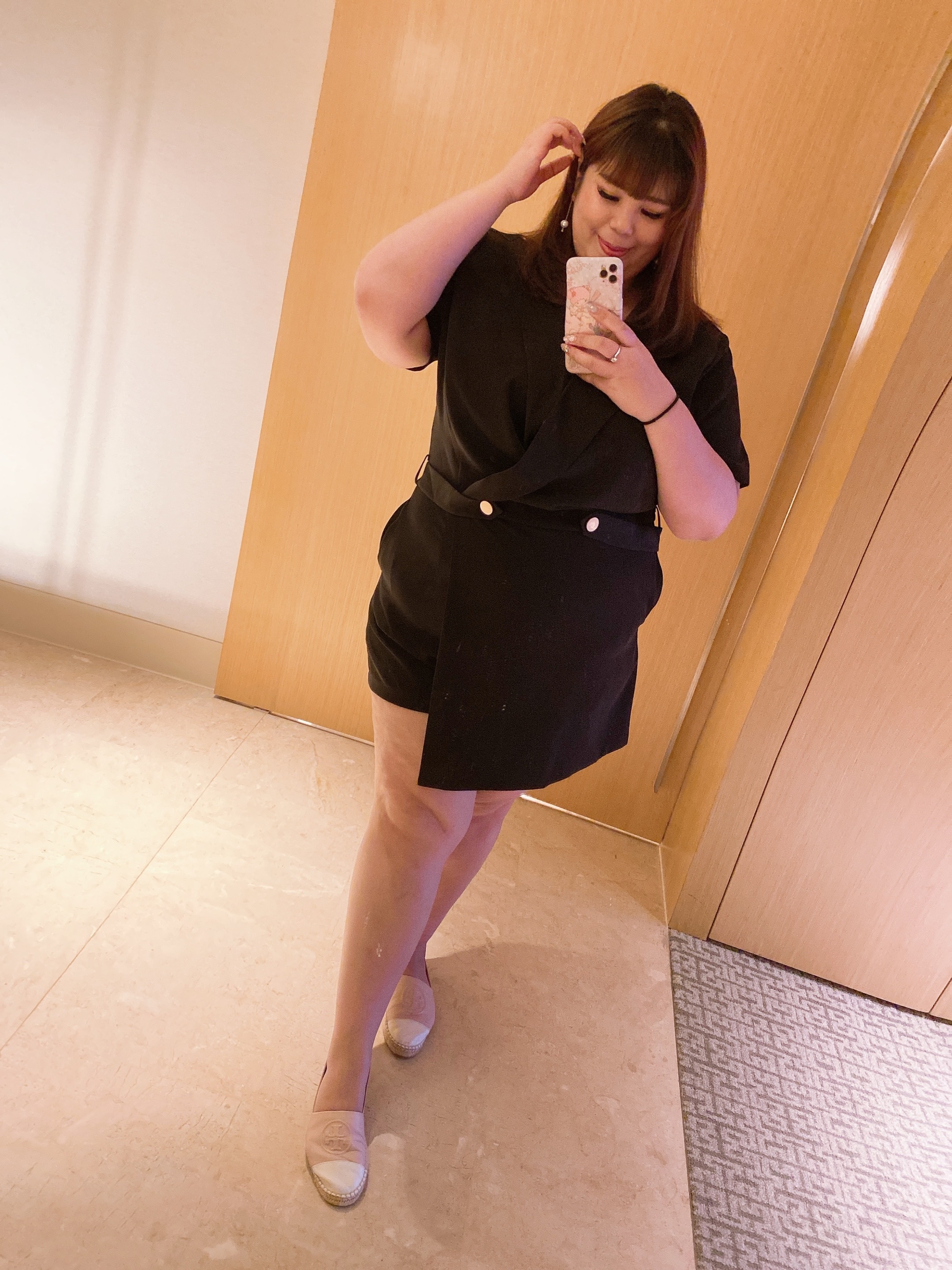 Love+ Kayla Black Gold Romper | Plus Size Dress Singapore