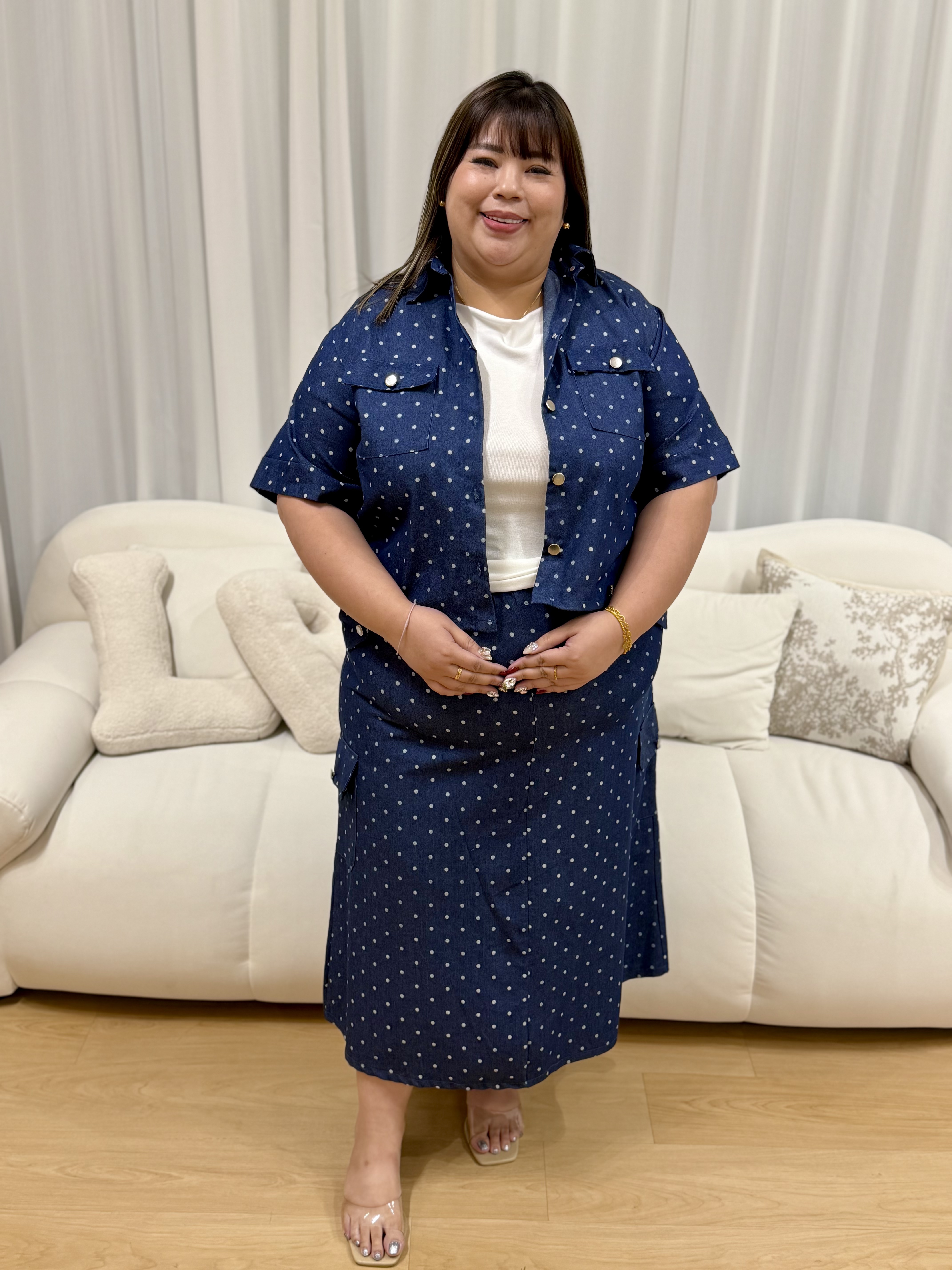 Lily PolkaDotty Top | Plus Size Top