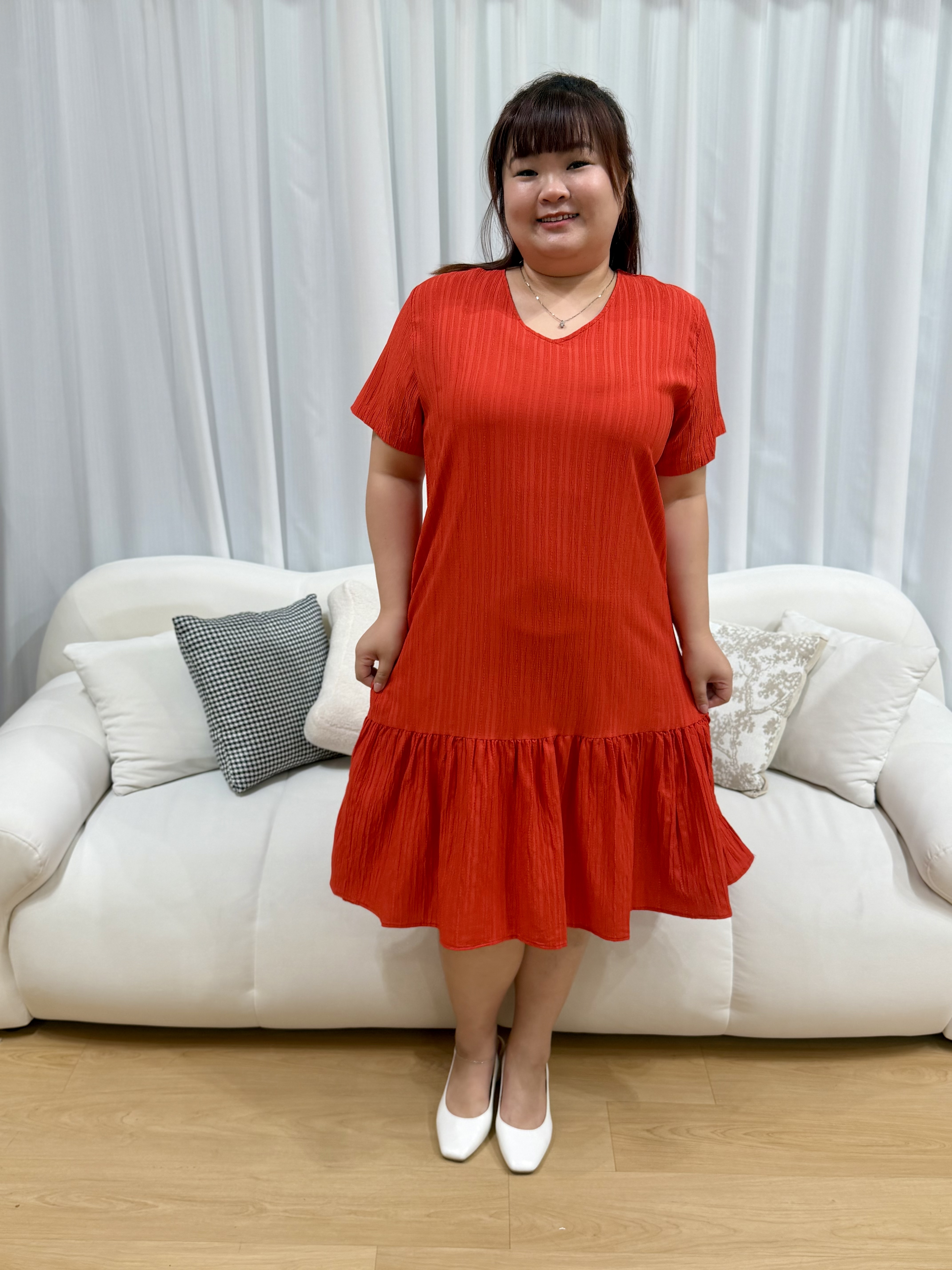 Orlena Solid Dress | Plus Size Dress