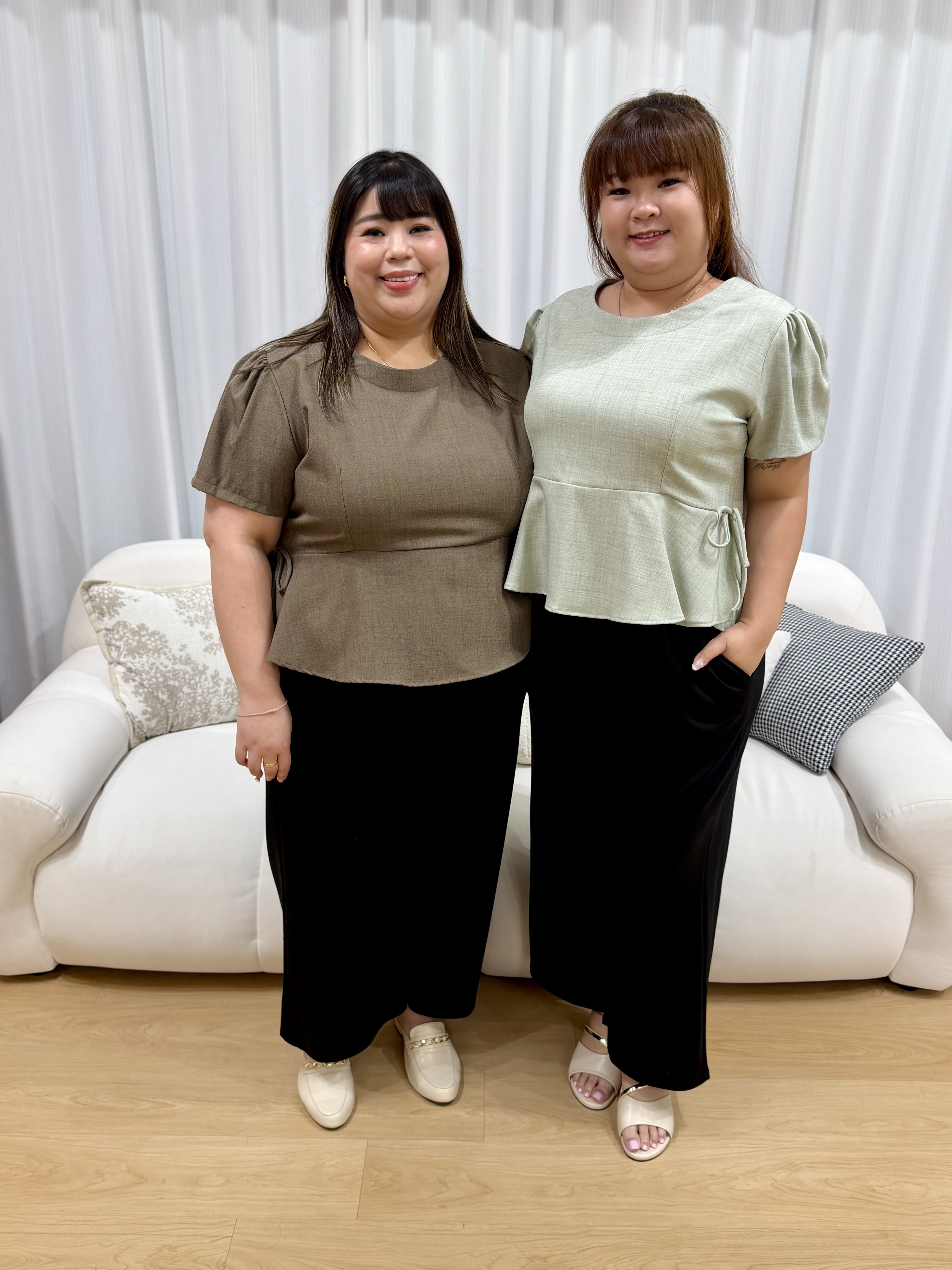 Missy Ribbon Work Top | Plus Size Top