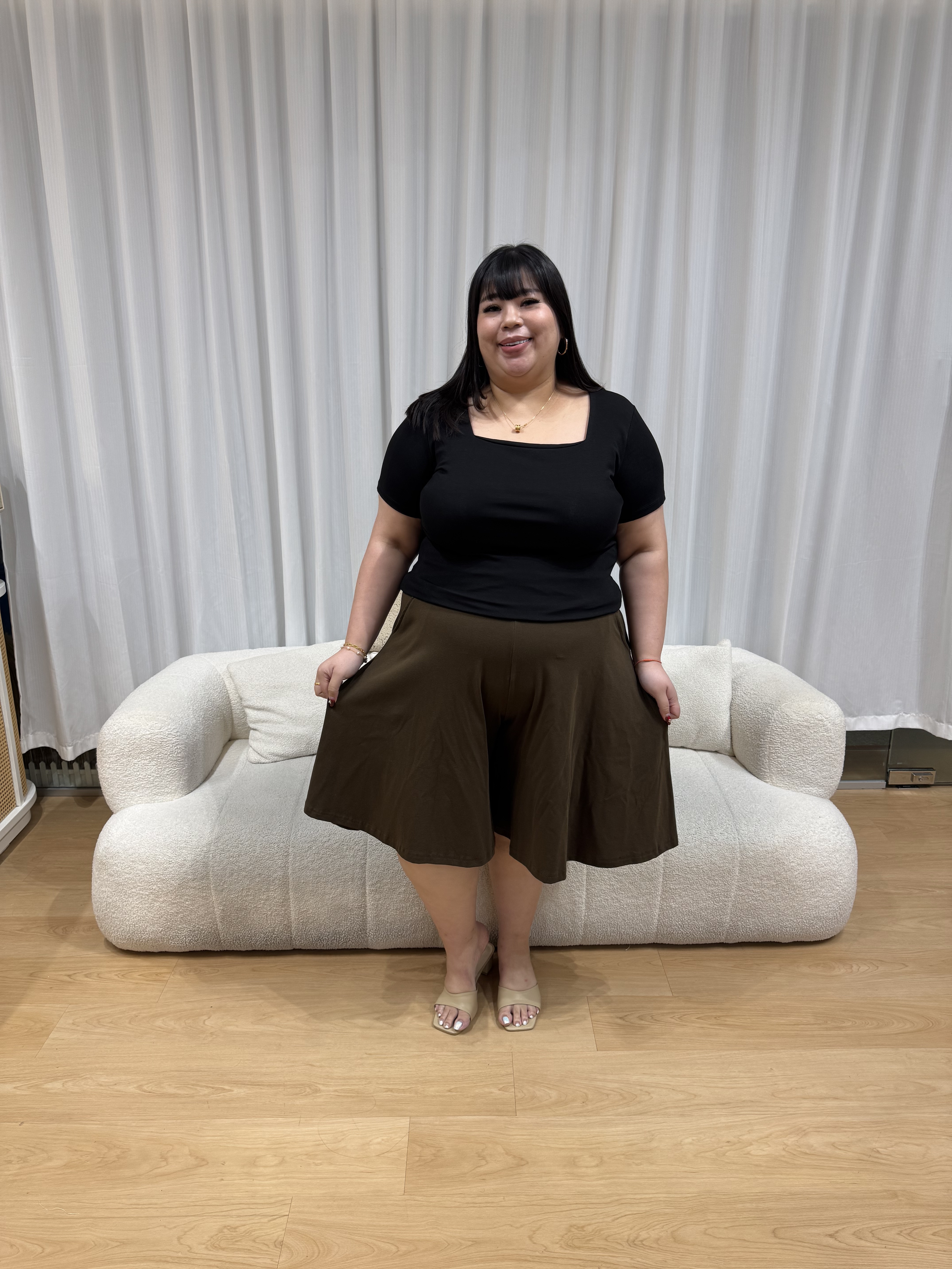 Miya Cotton Culottes |Plus Size Shorts