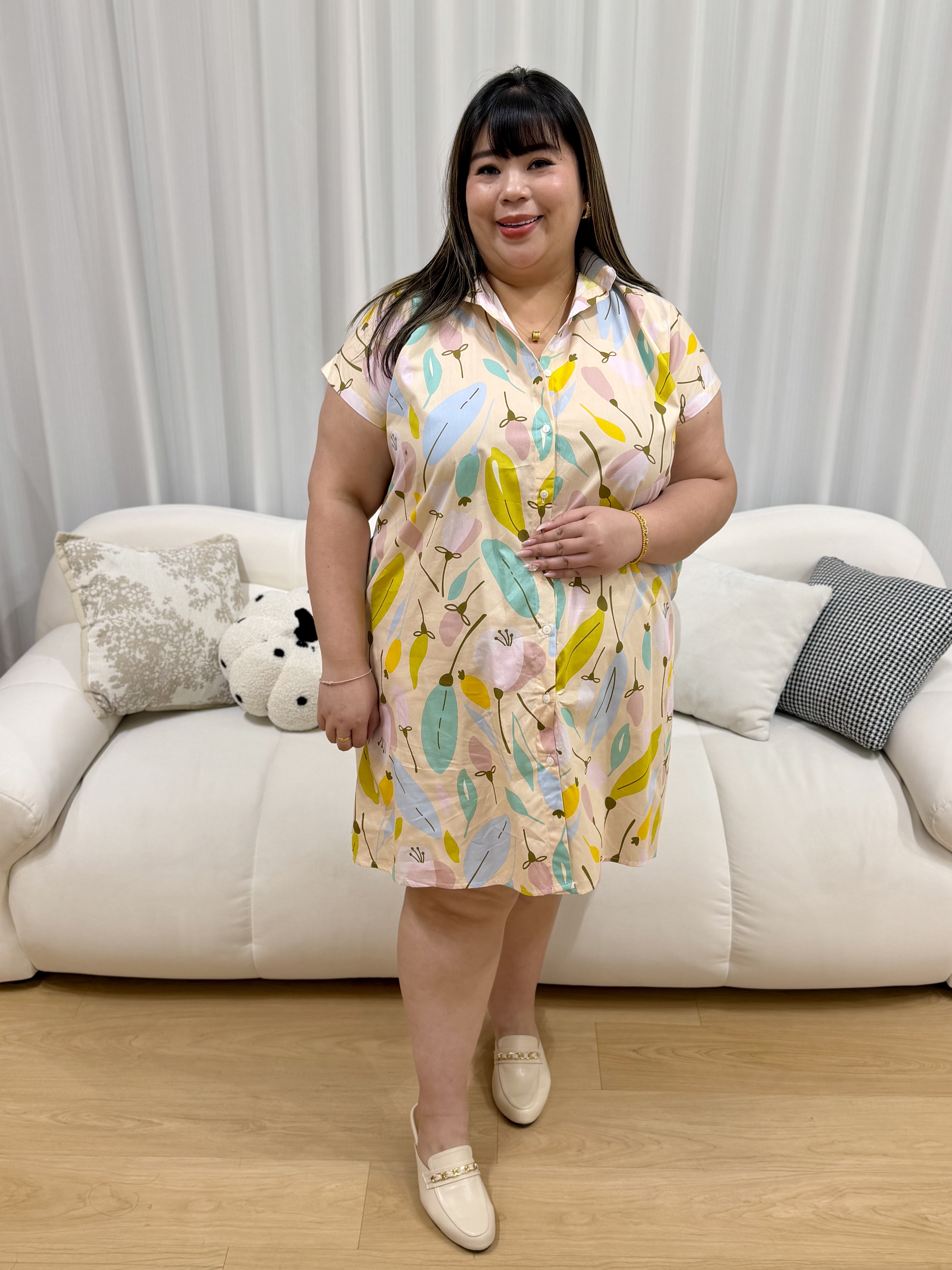 Tansy Button Shirt Dress | Plus Size Dress