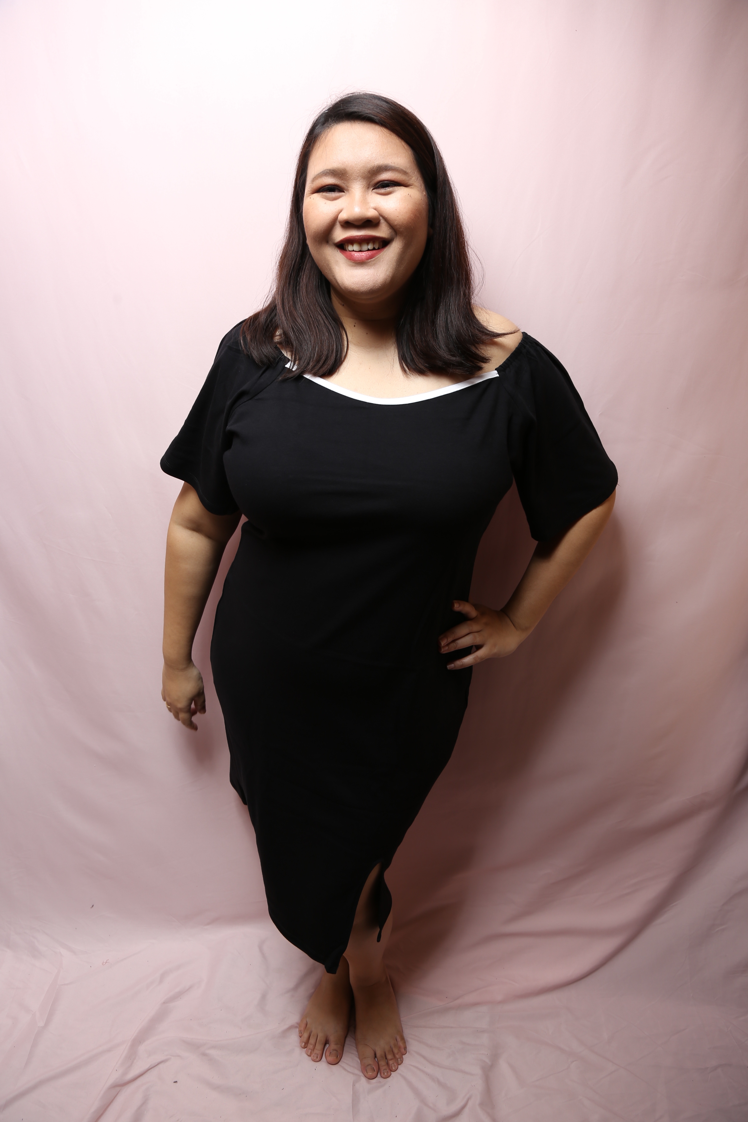 Love+ Barbara Line Cotton Dress #03| Plus Size Dress