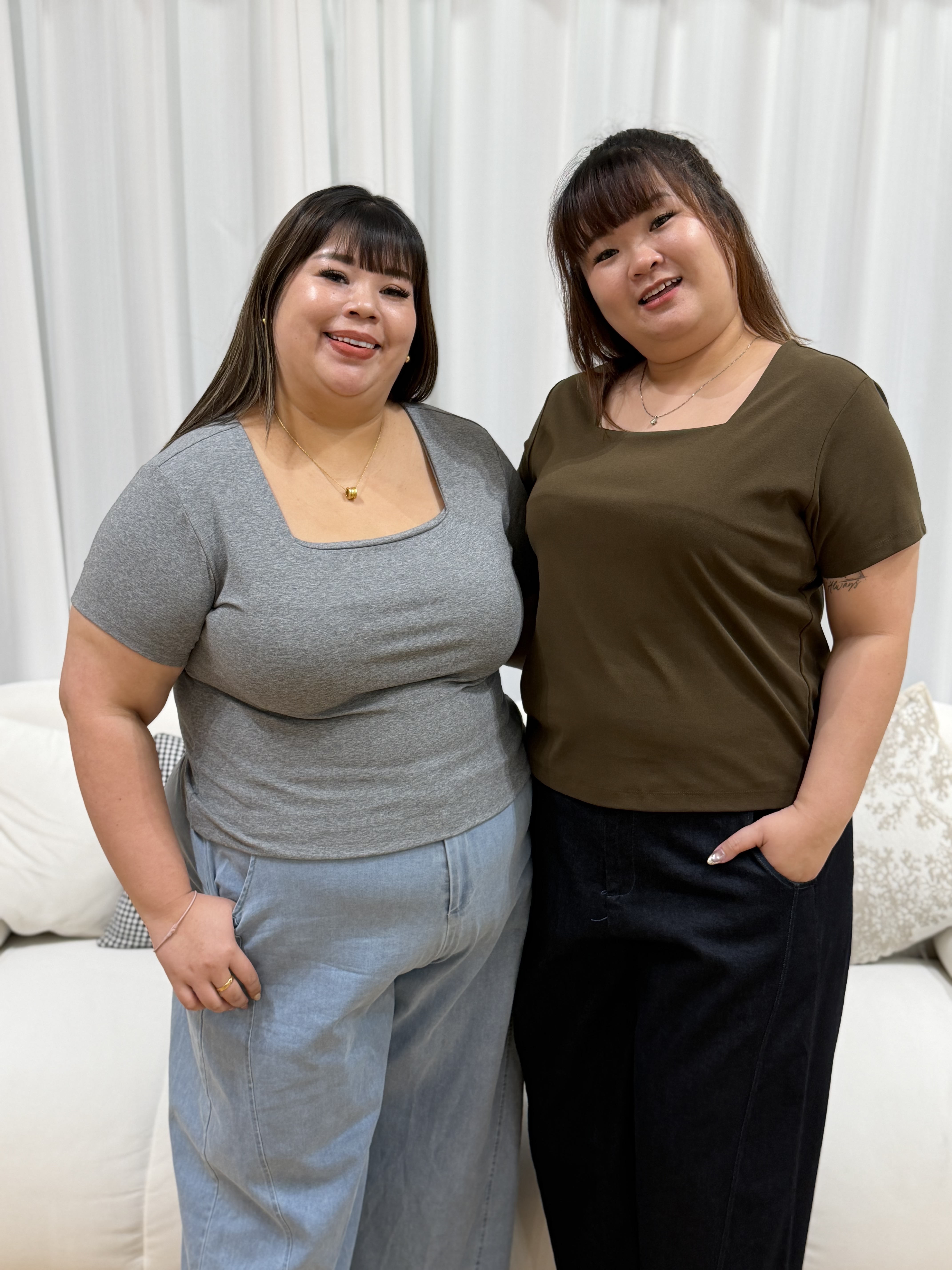 Love+ Kyra Premium Cotton Boxy Top | Plus Size Top