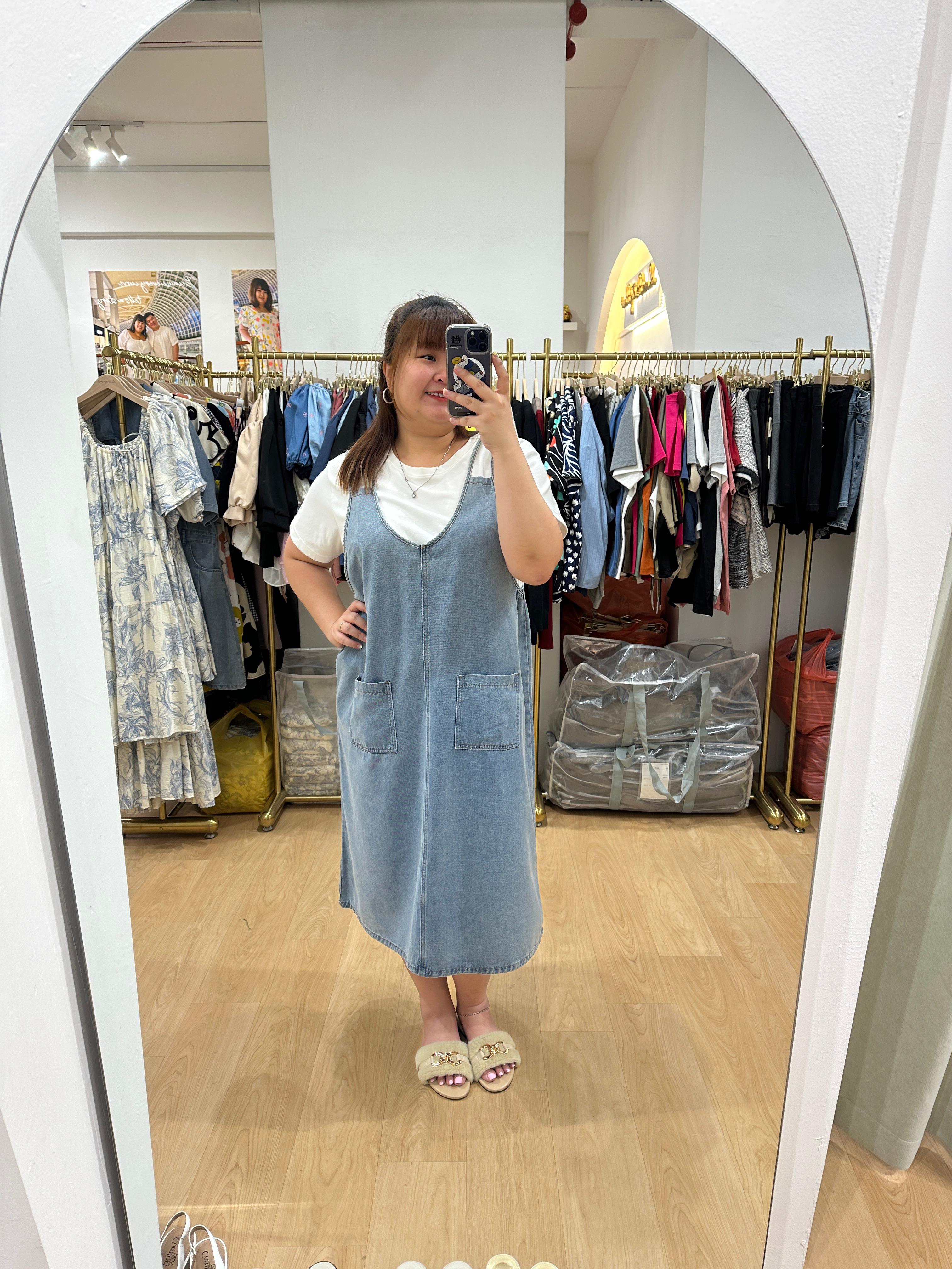 Love+ Aprillia Denim Dress| Plus Size Dress