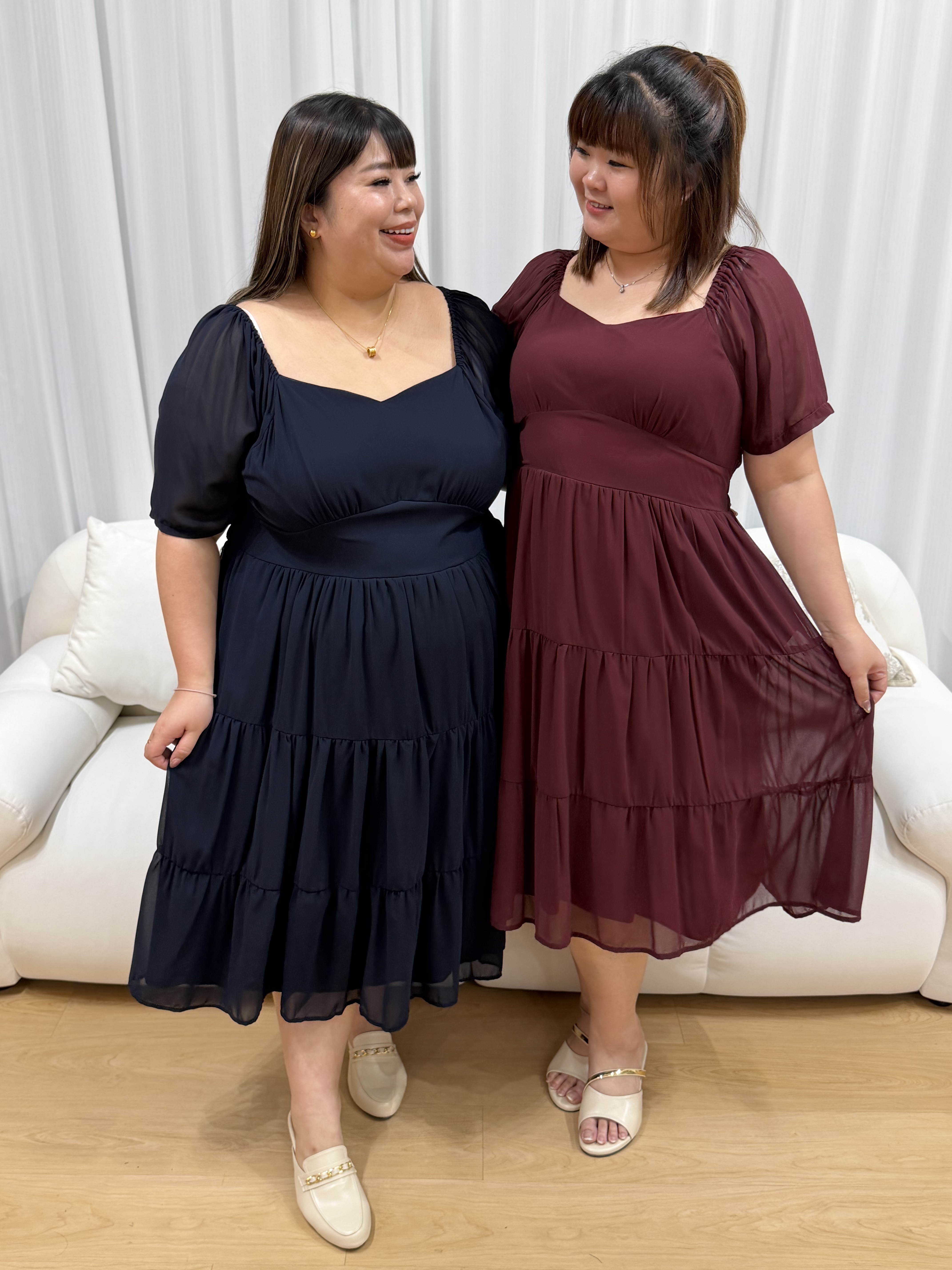 Love+ Riviera Chiffon Dainty Dress | Plus Size Dress