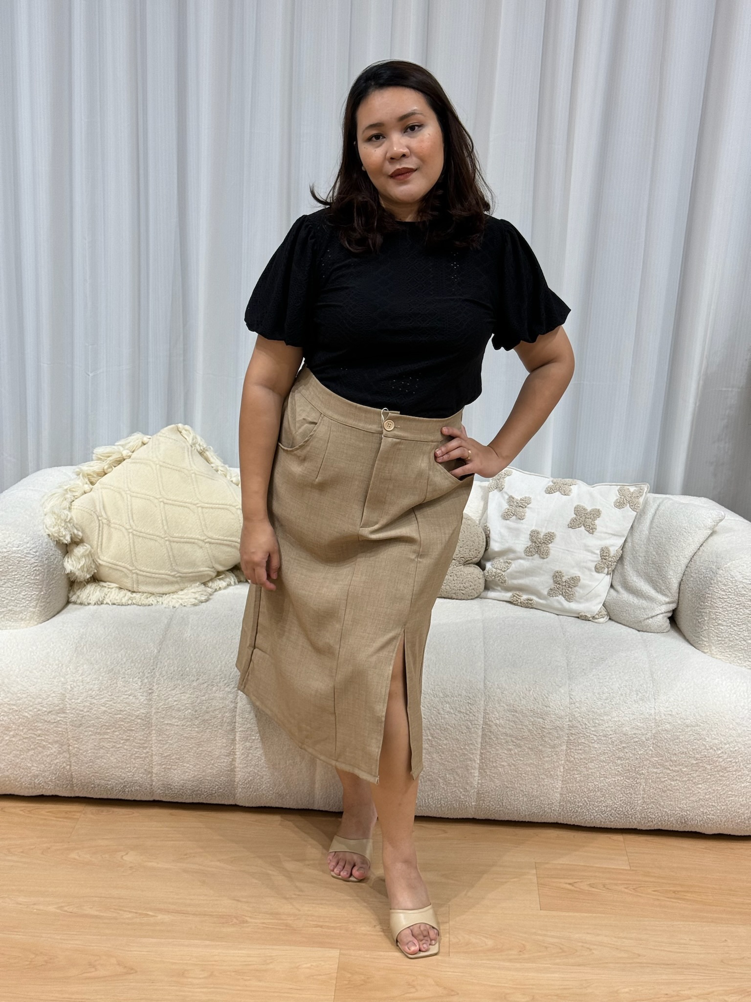 Rue Silky Premium Skirt | Plus Size Skirt