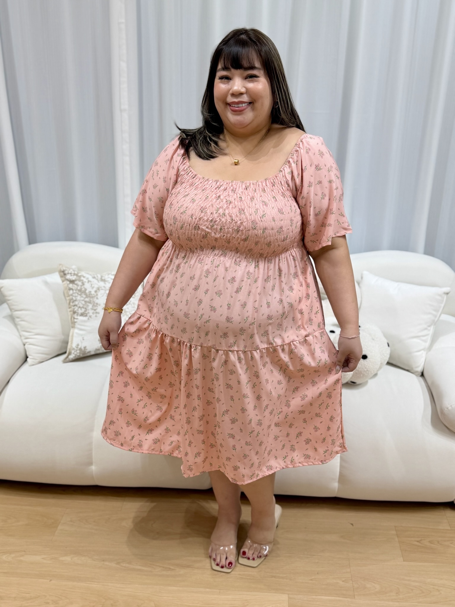 Jovinne Short Smock Dress | Plus Size Dresss