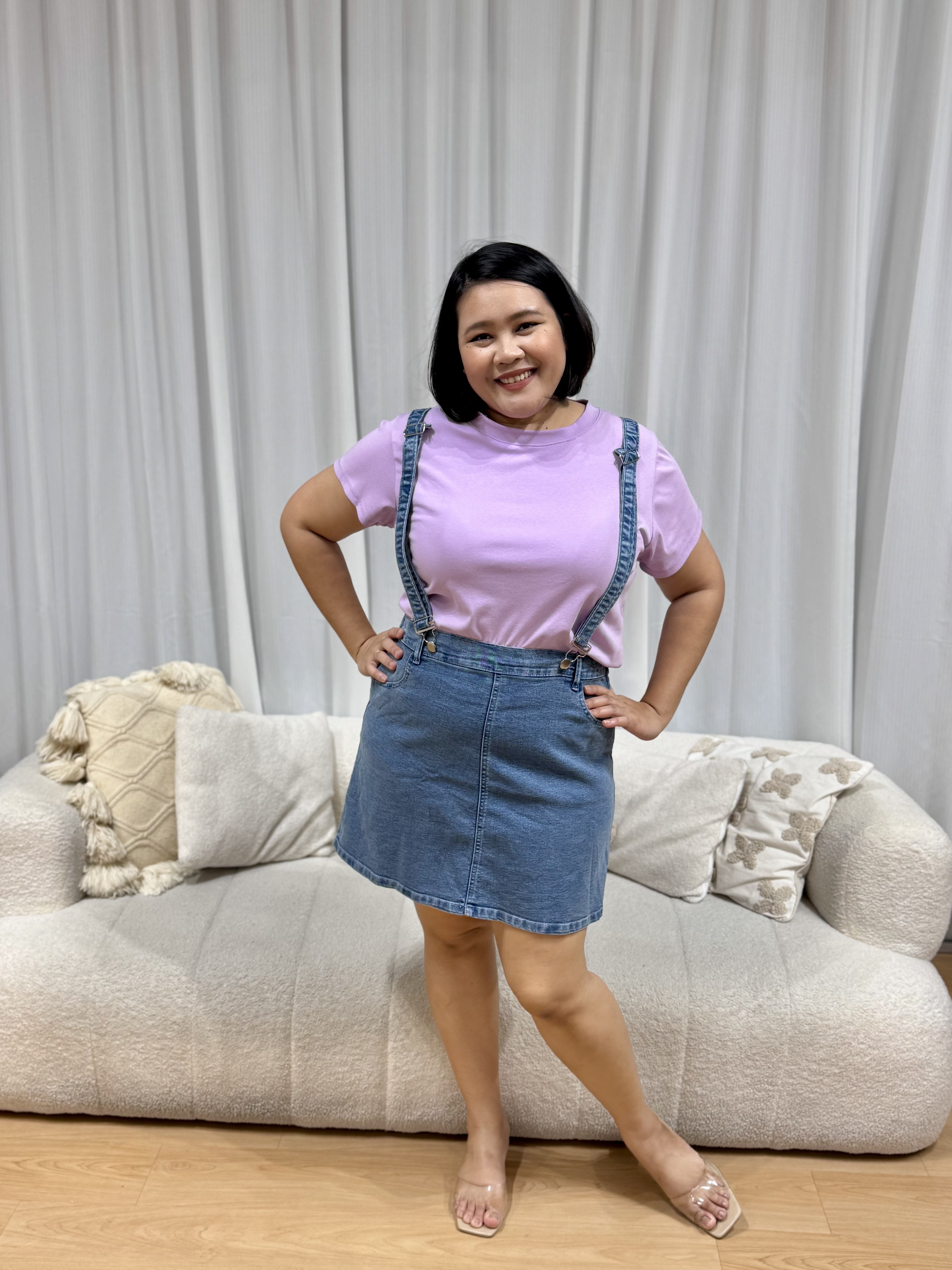 Love+ Strappy Denim Dungaree | Plus Size Dungaree
