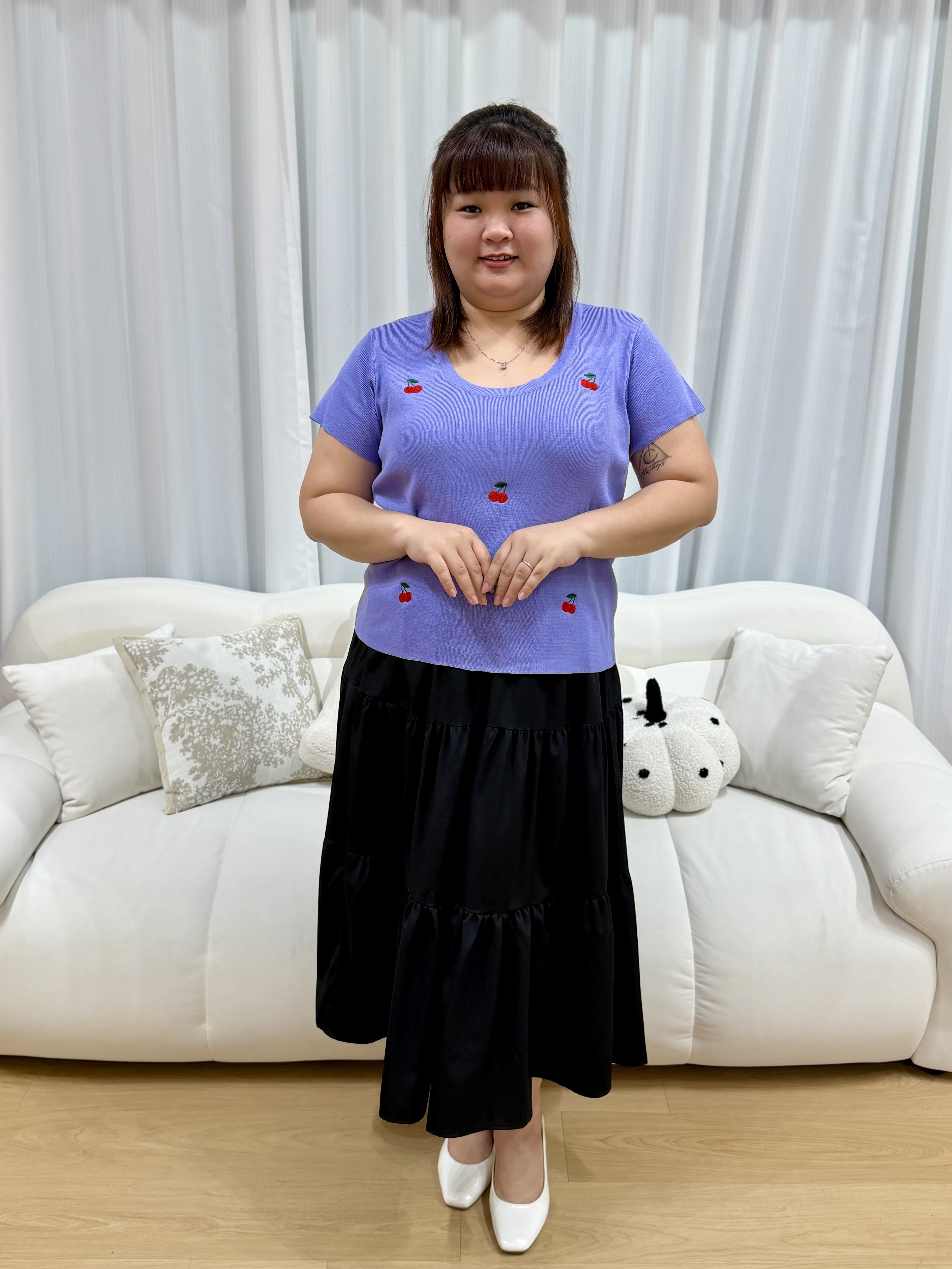 Coco Cherry Pop Top | Plus Size Top