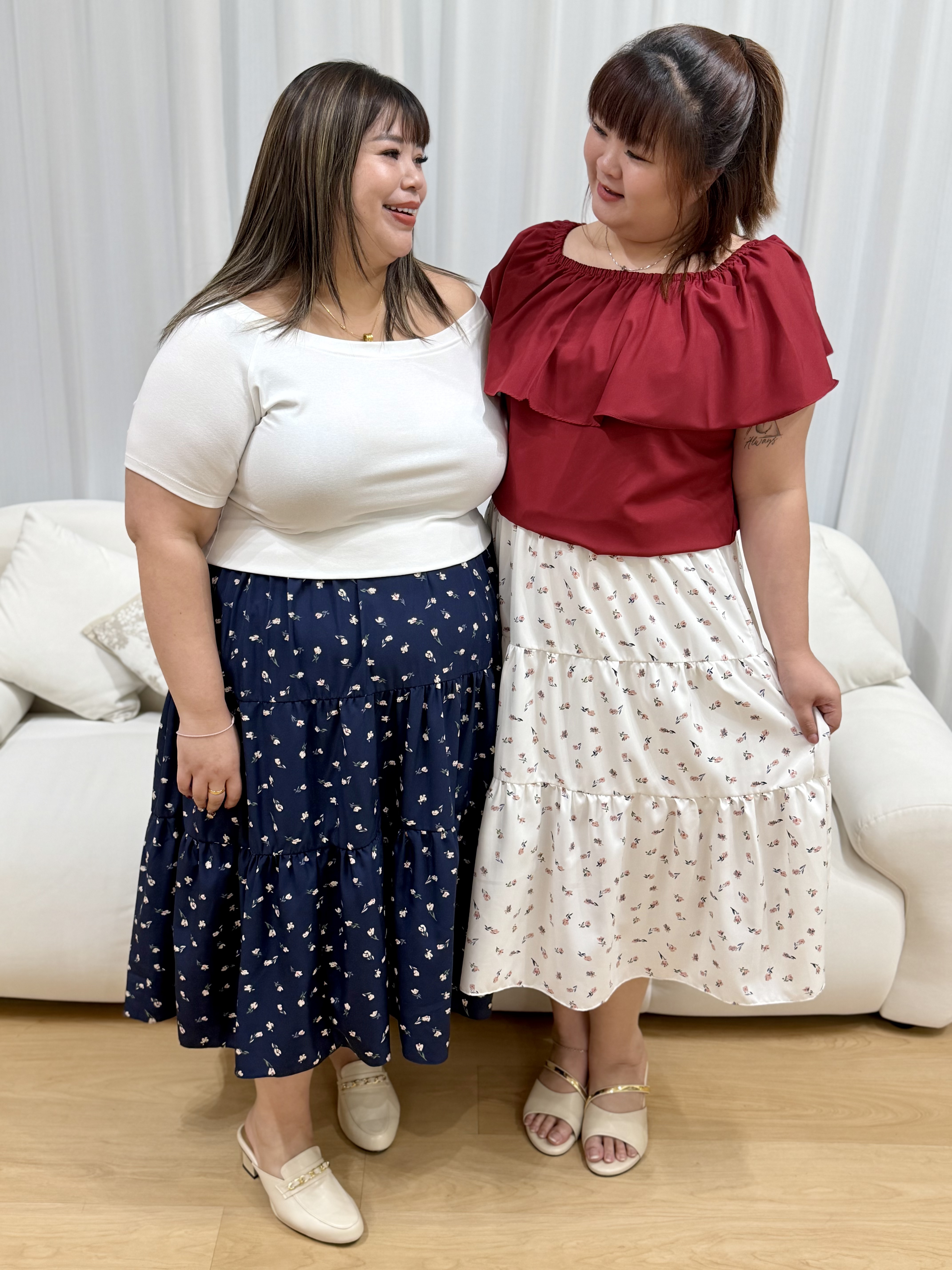 Baby Buds Floral Trinity Skirt | Plus Size Skirt