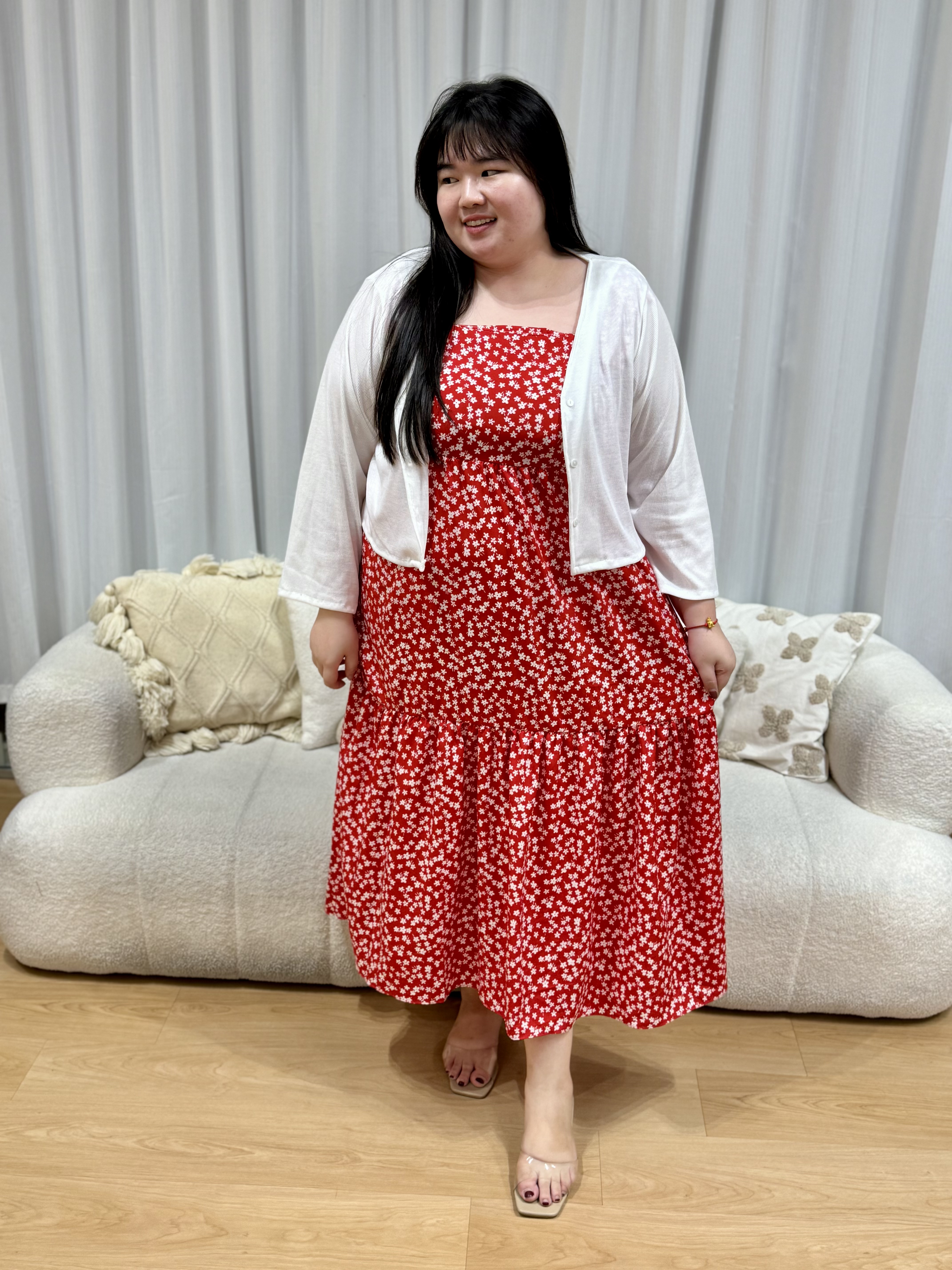 Jetaime Daisy Floral Dress | Plus Size Dress