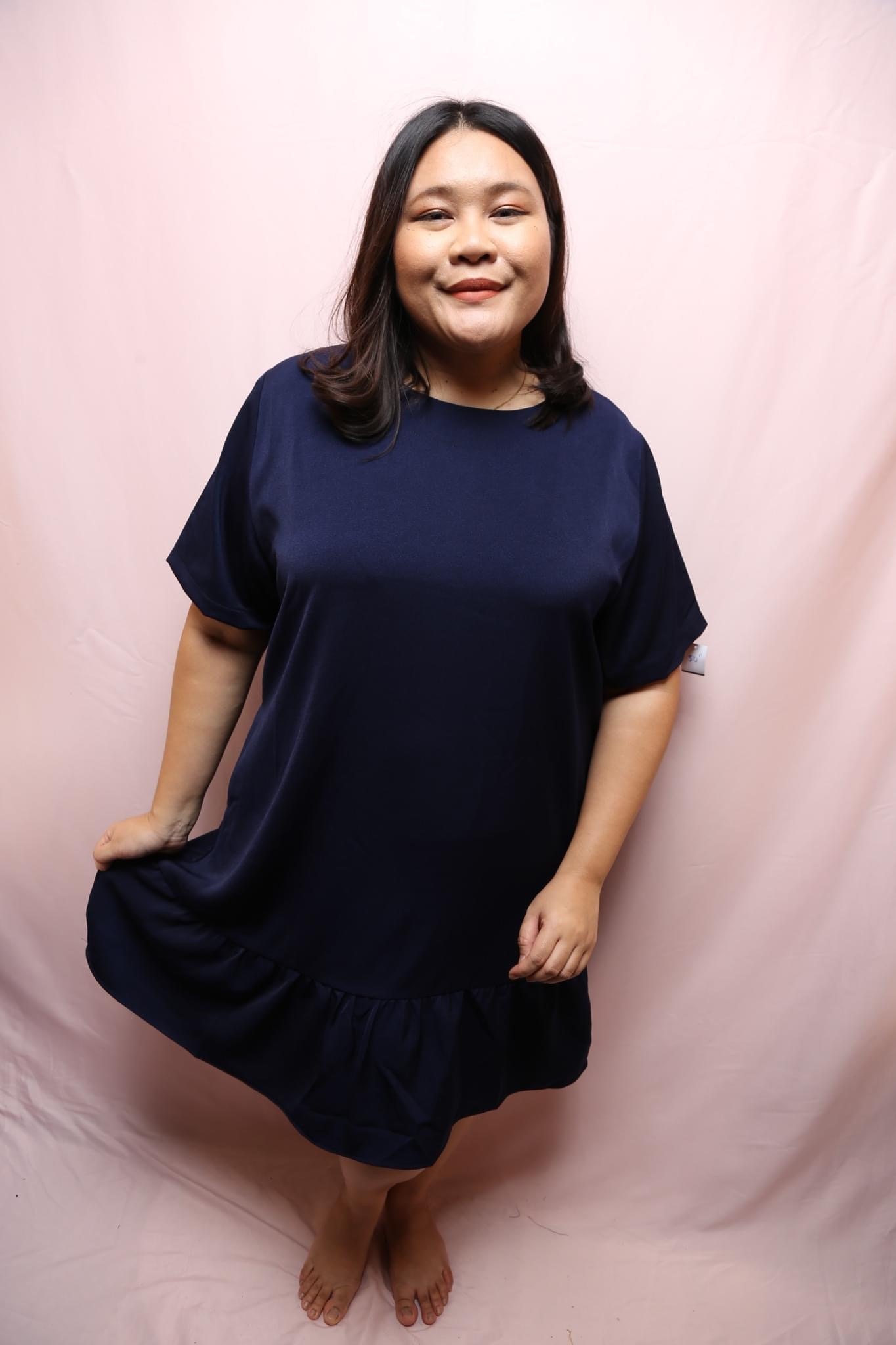 Round Peplum Dress [Size 2, UK18-20] | Plus Size Dress