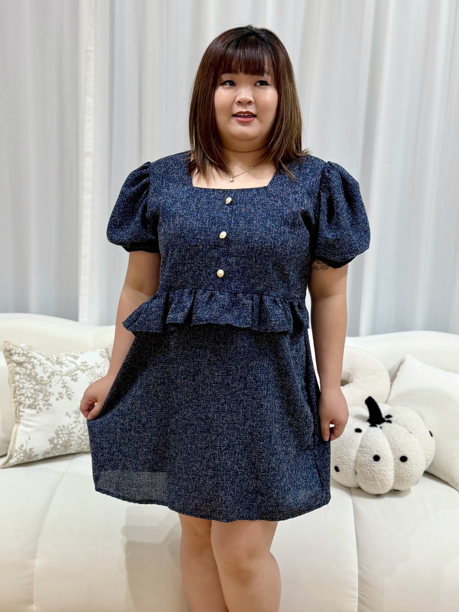 Love+ Ana Textured Dress | Plus Size Dress