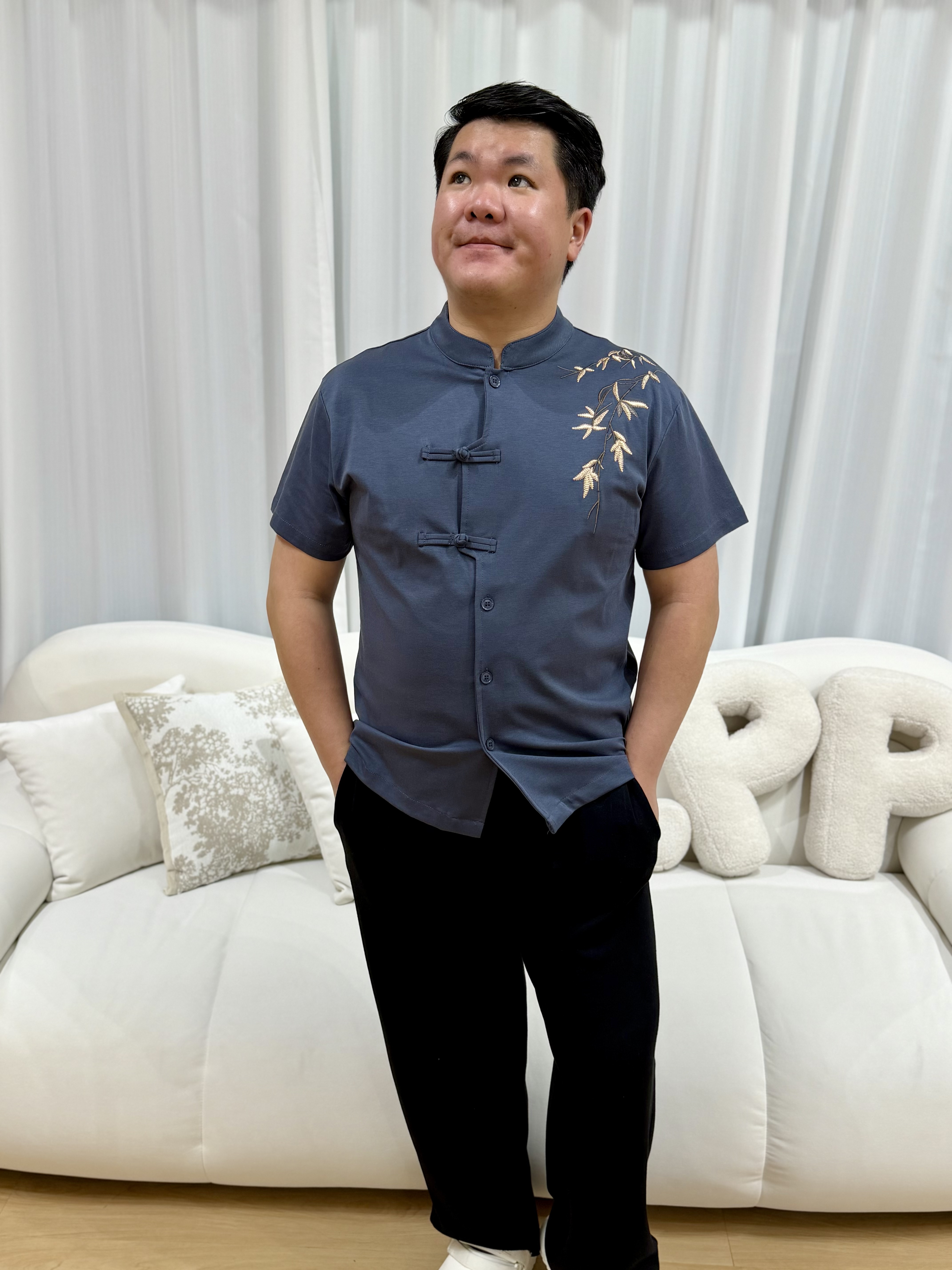 竹瑞 Mens Qipao Top | Plus Size Mens Top