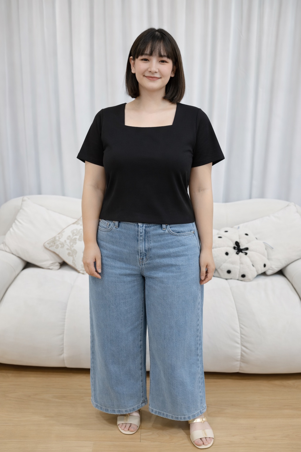 Box Neck Premium Top | Plus Size Top