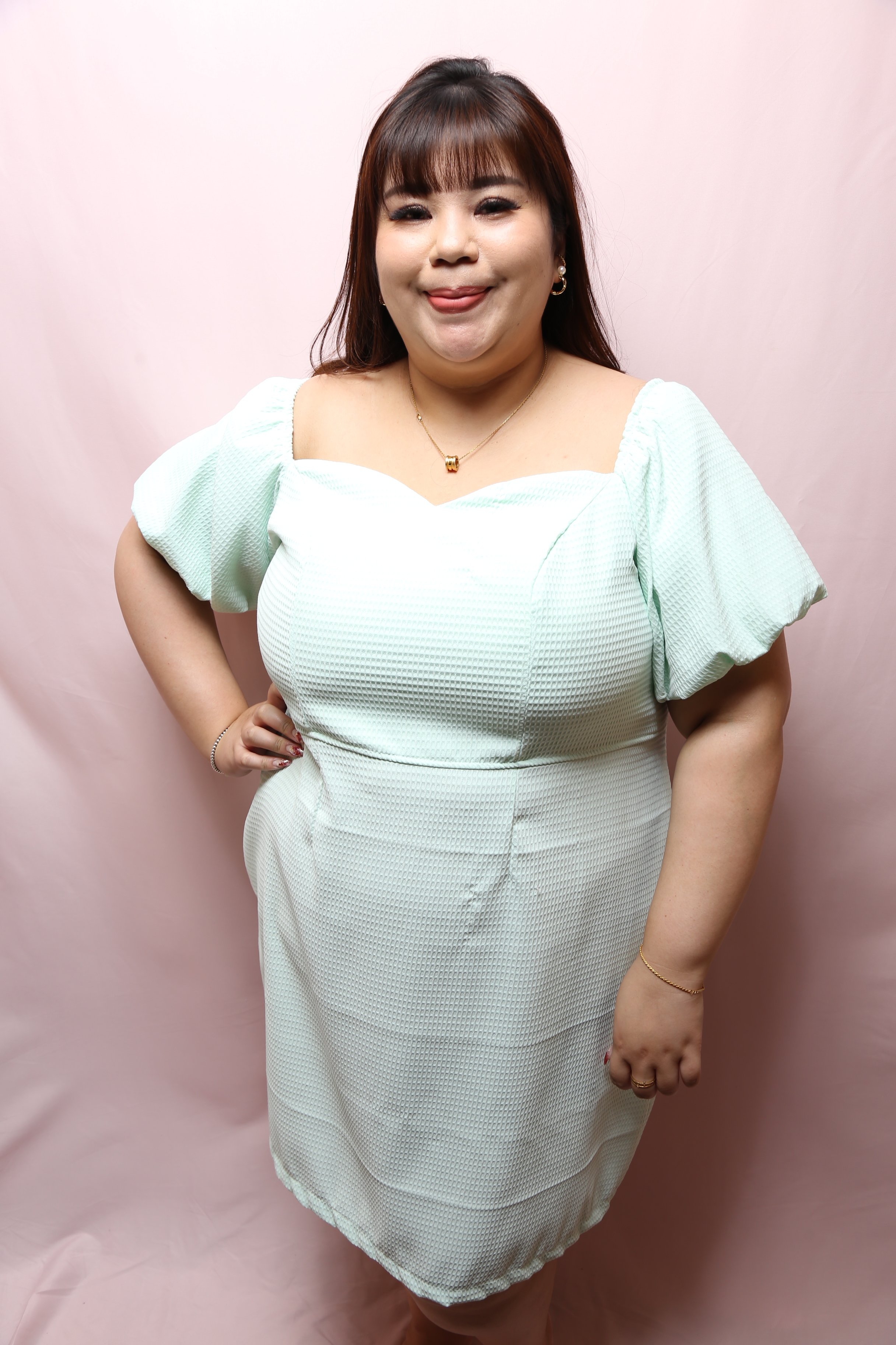 Love+ OSFA Bubble Waffle Dress | Plus Size Dress