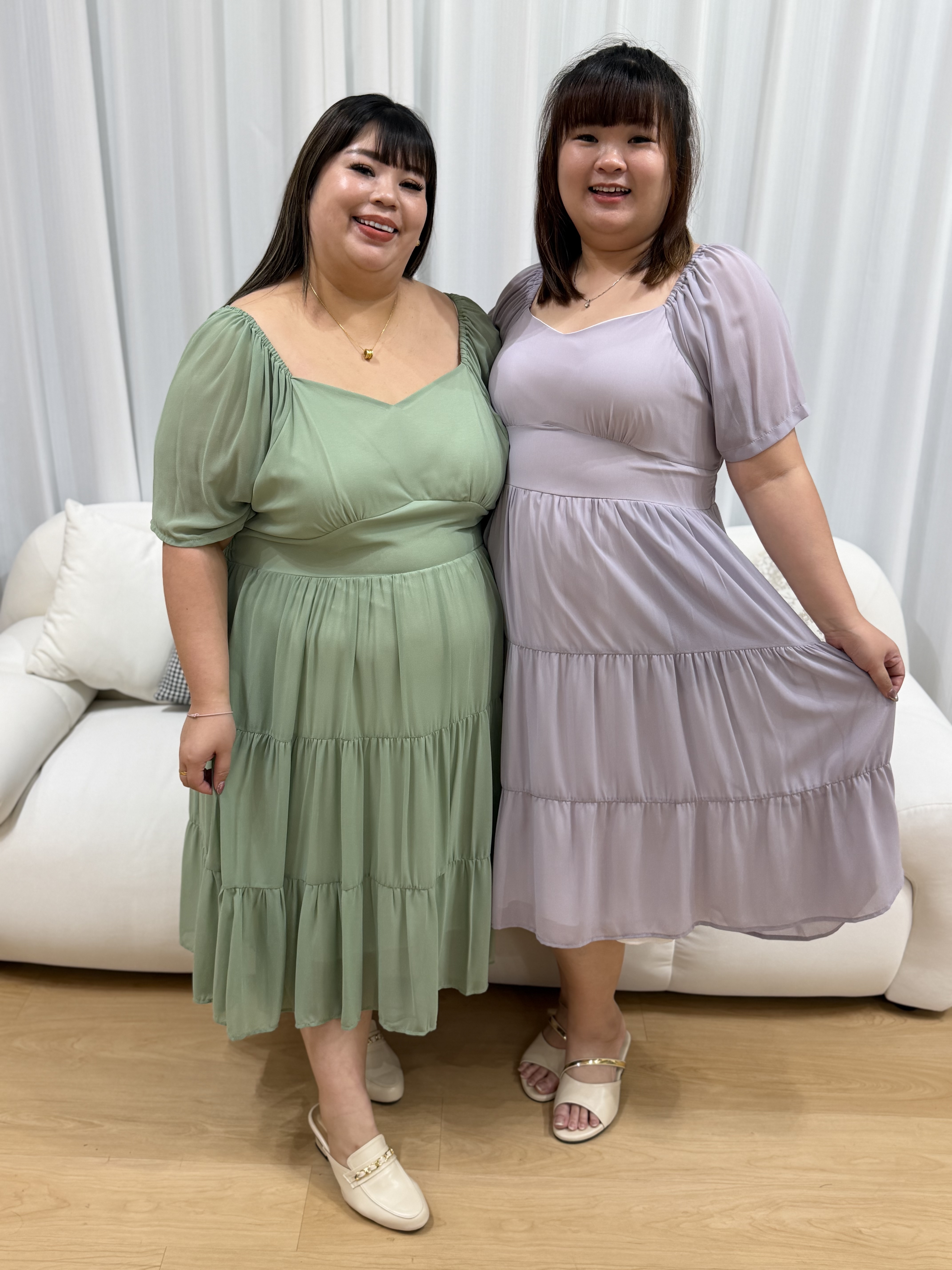 Love+ Riviera Chiffon Dainty Dress | Plus Size Dress