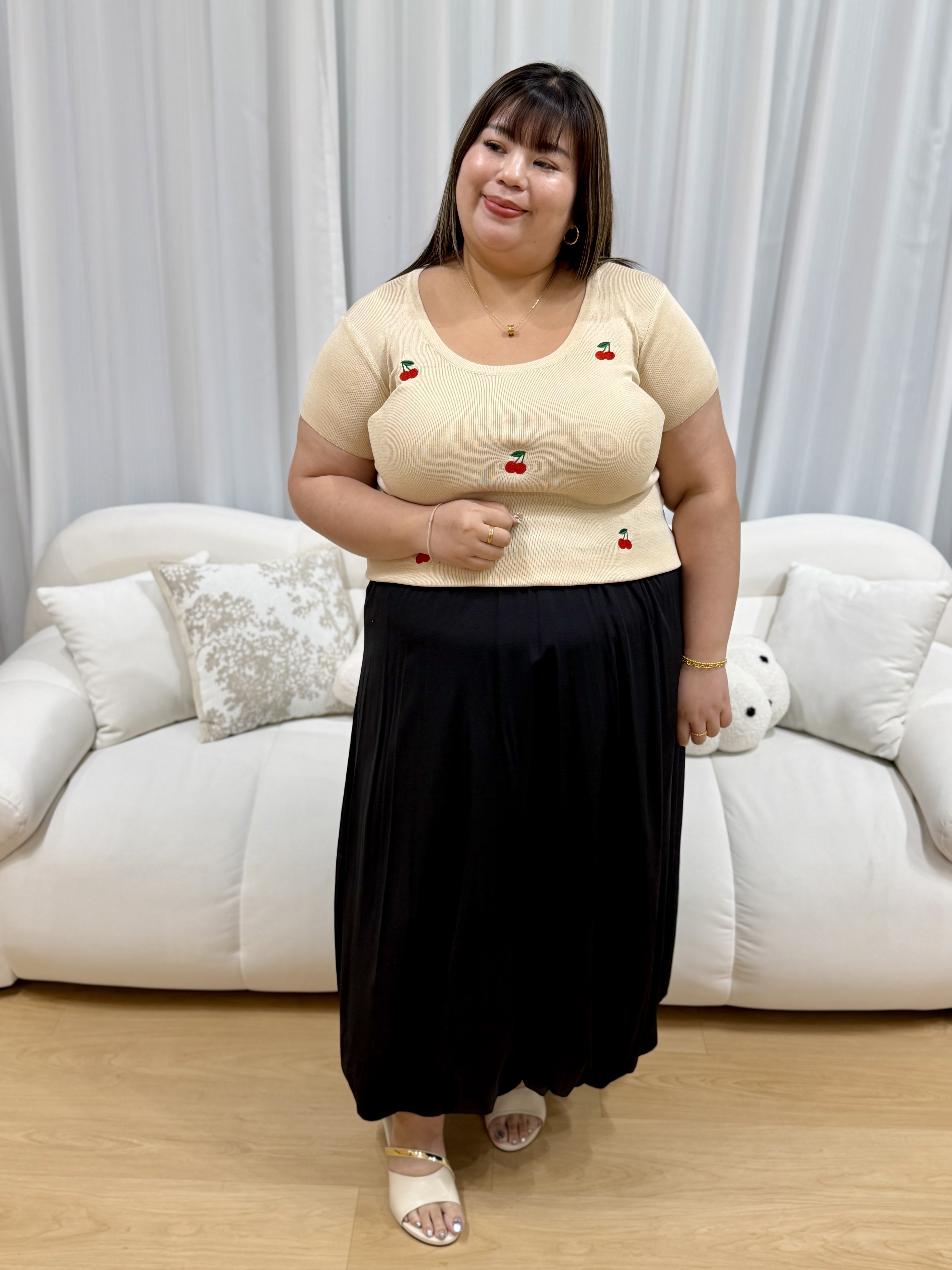 Coco Cherry Pop Top | Plus Size Top