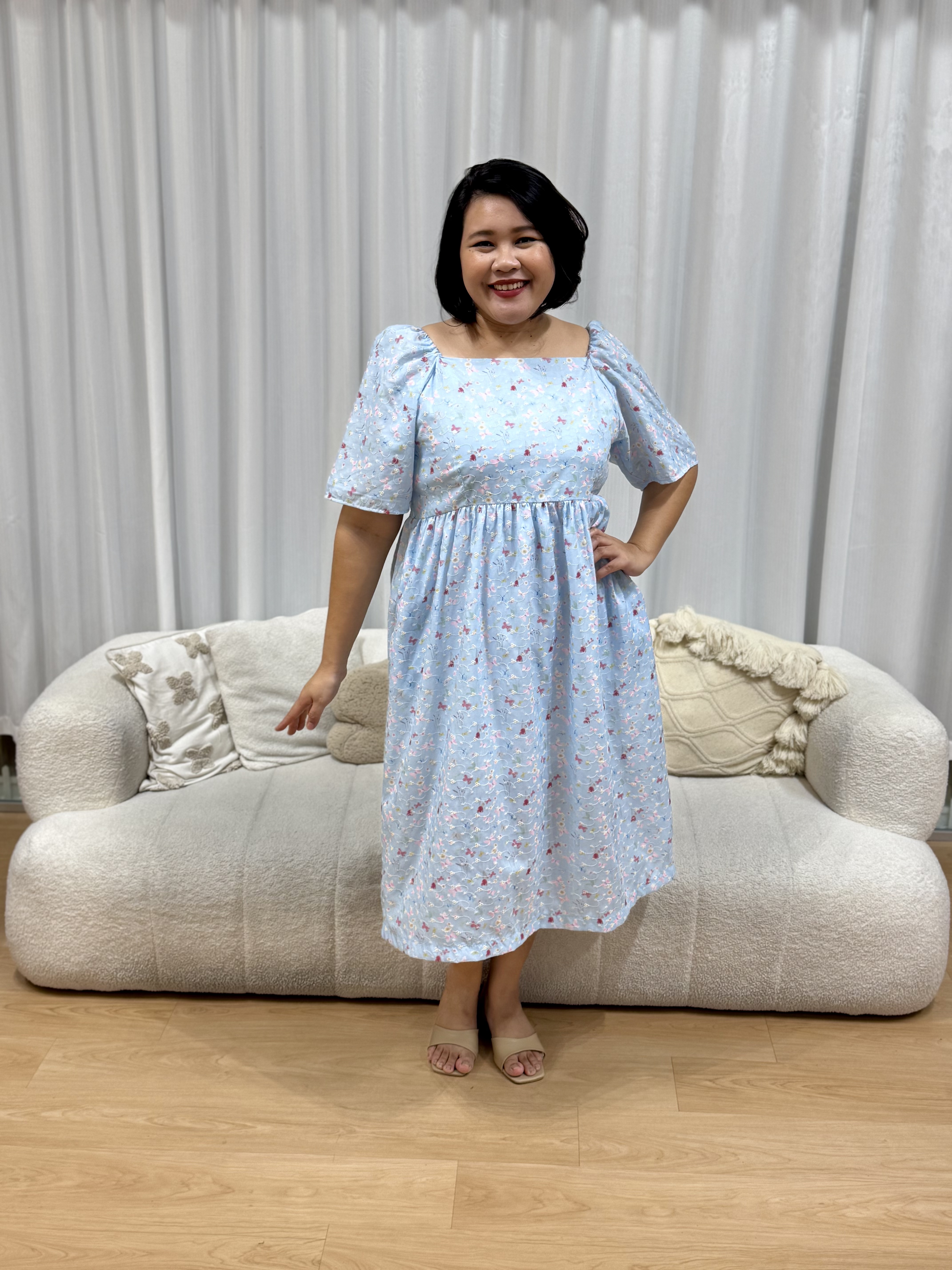 Love+ Tammy Embroidery Lace Dress | Plus Size Dress