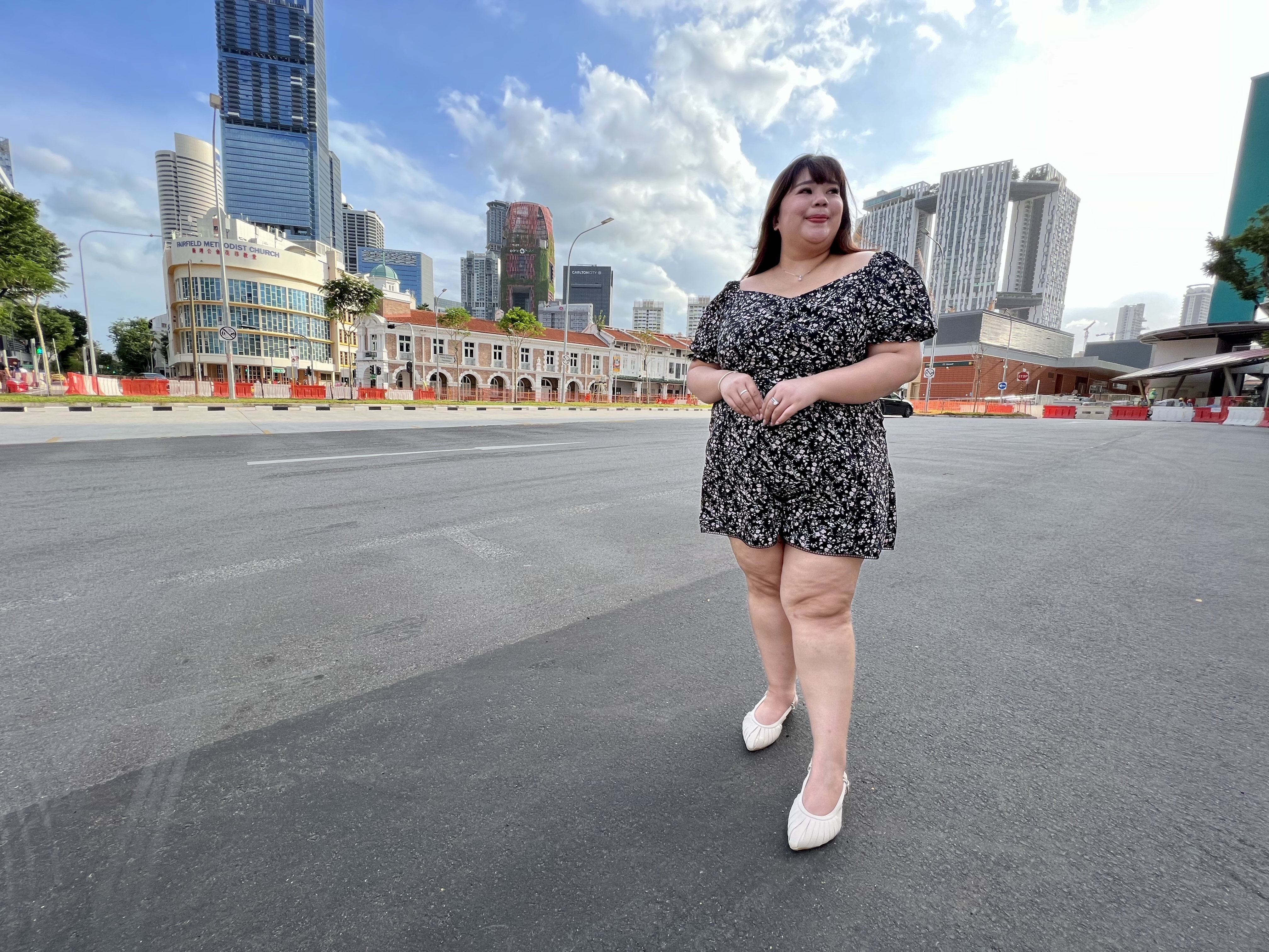 Love+Black Khloe Romper| Plus Size Romper Singapore