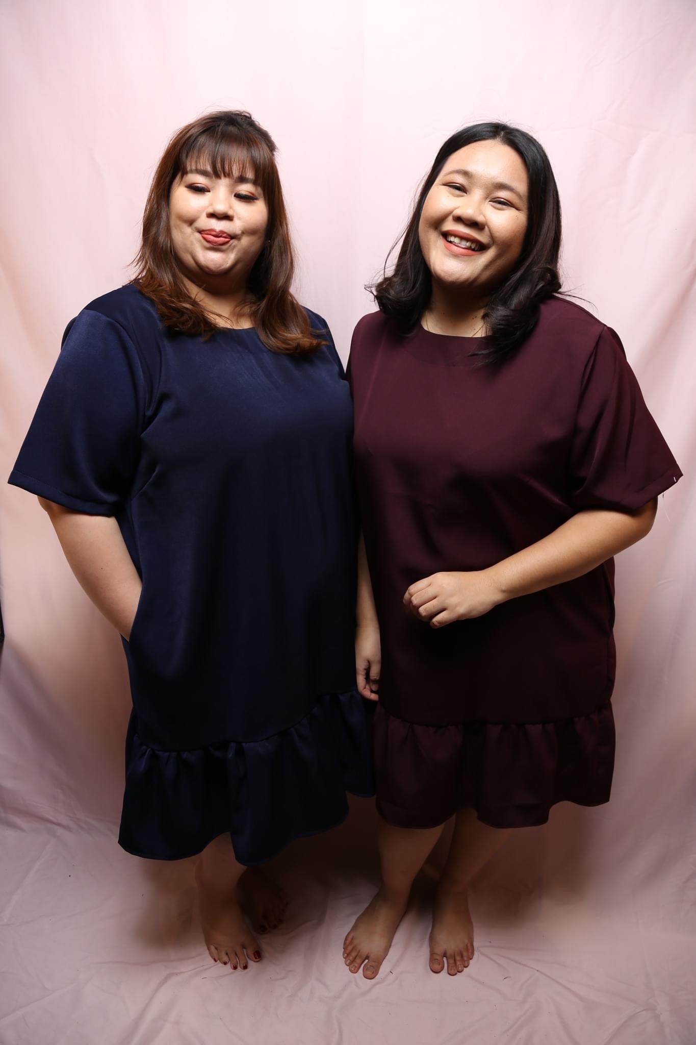 Round Peplum Dress [Size 2, UK18-20] | Plus Size Dress