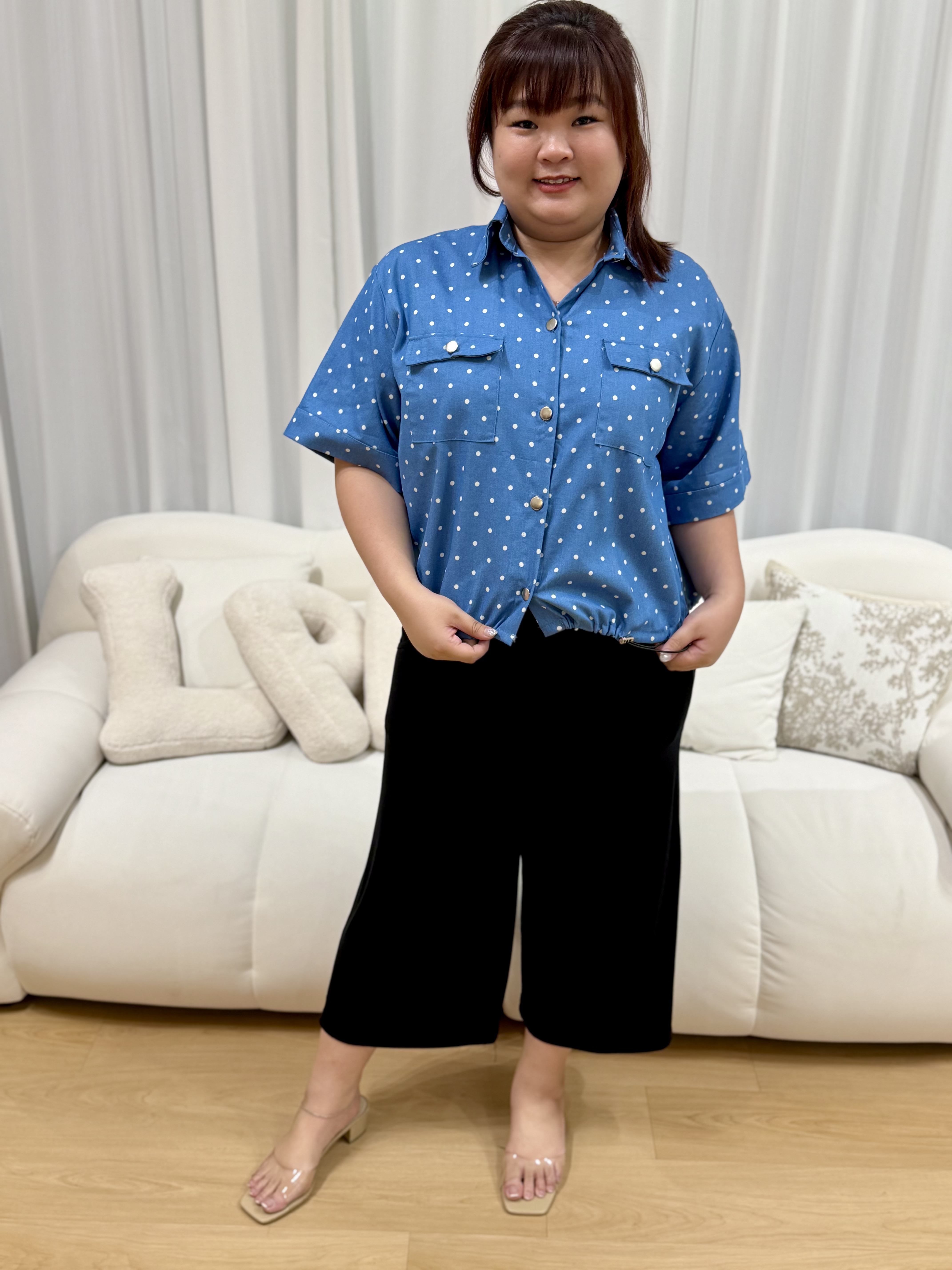 Lily PolkaDotty Top | Plus Size Top