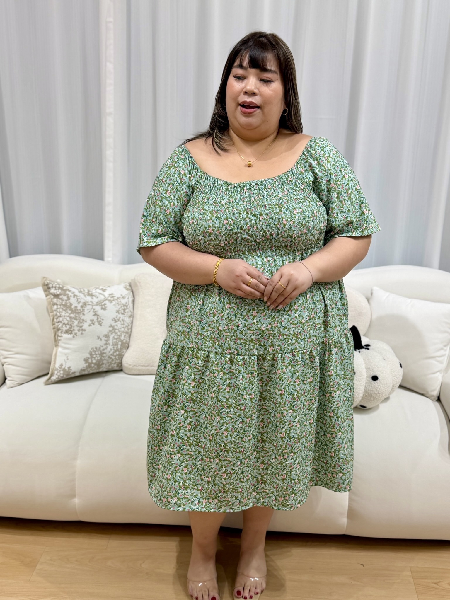 Jovinne Short Smock Dress | Plus Size Dresss