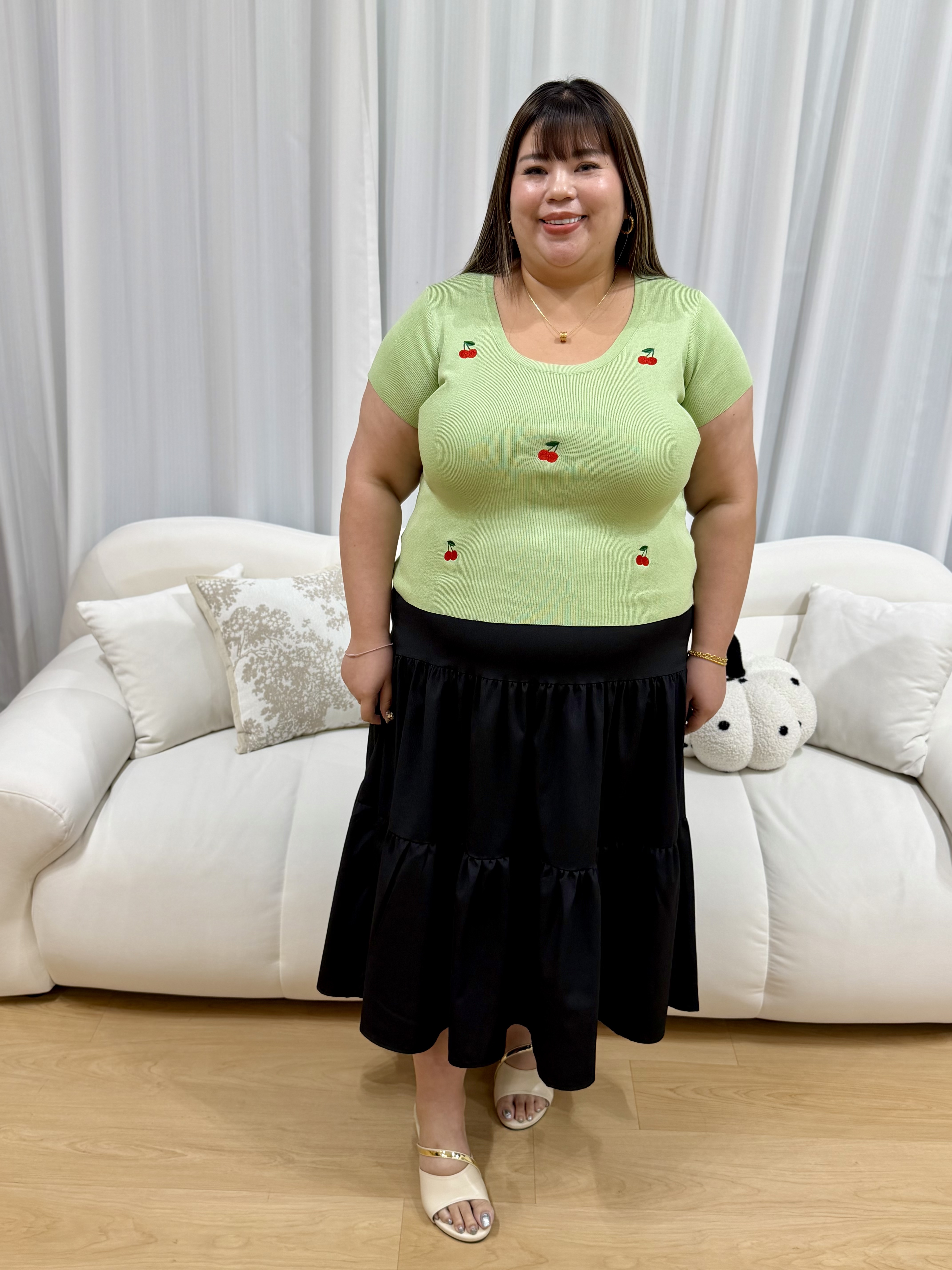 Coco Cherry Pop Top | Plus Size Top