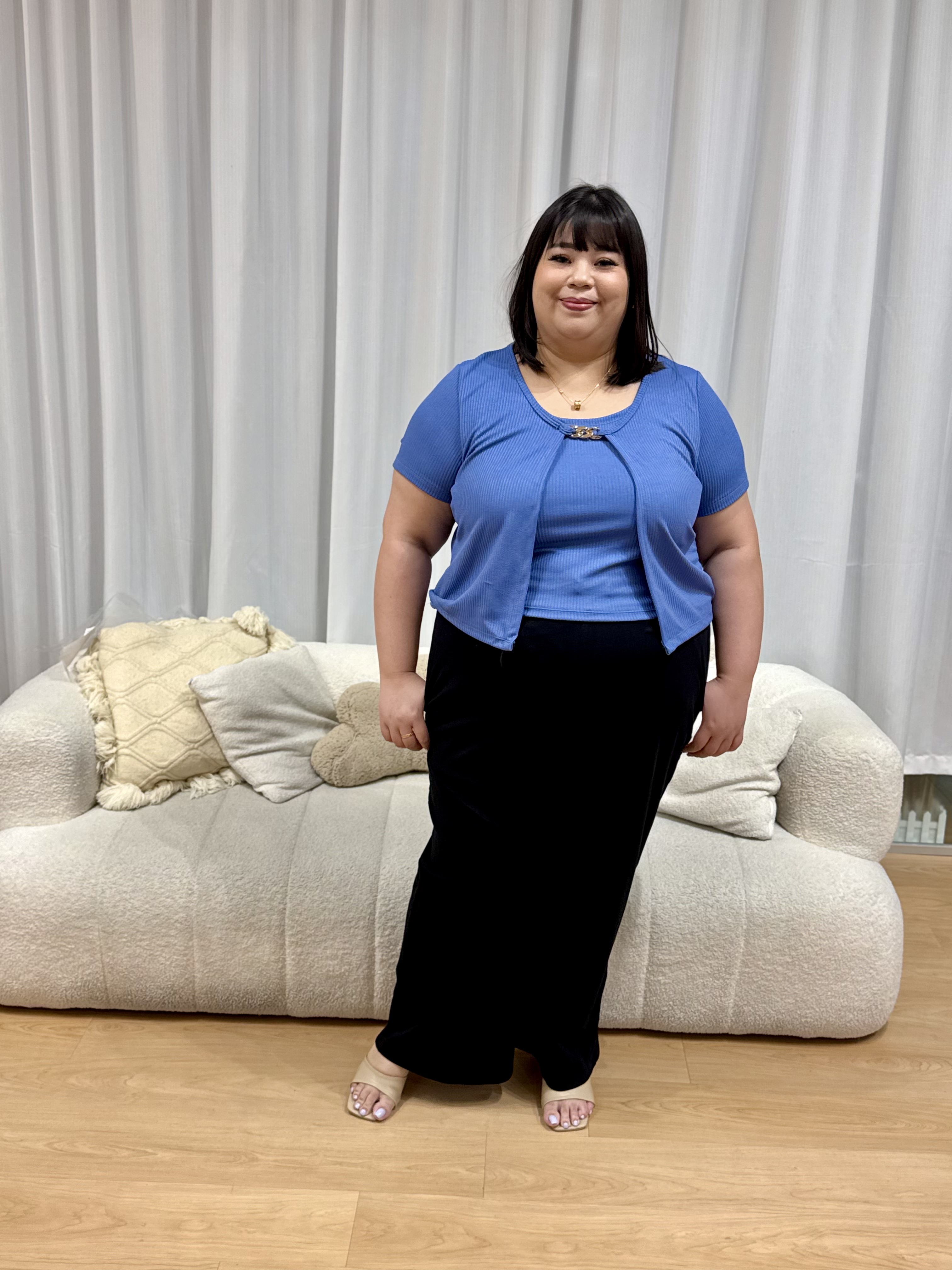 Jinno Gold Chain Top | Plus Size Top