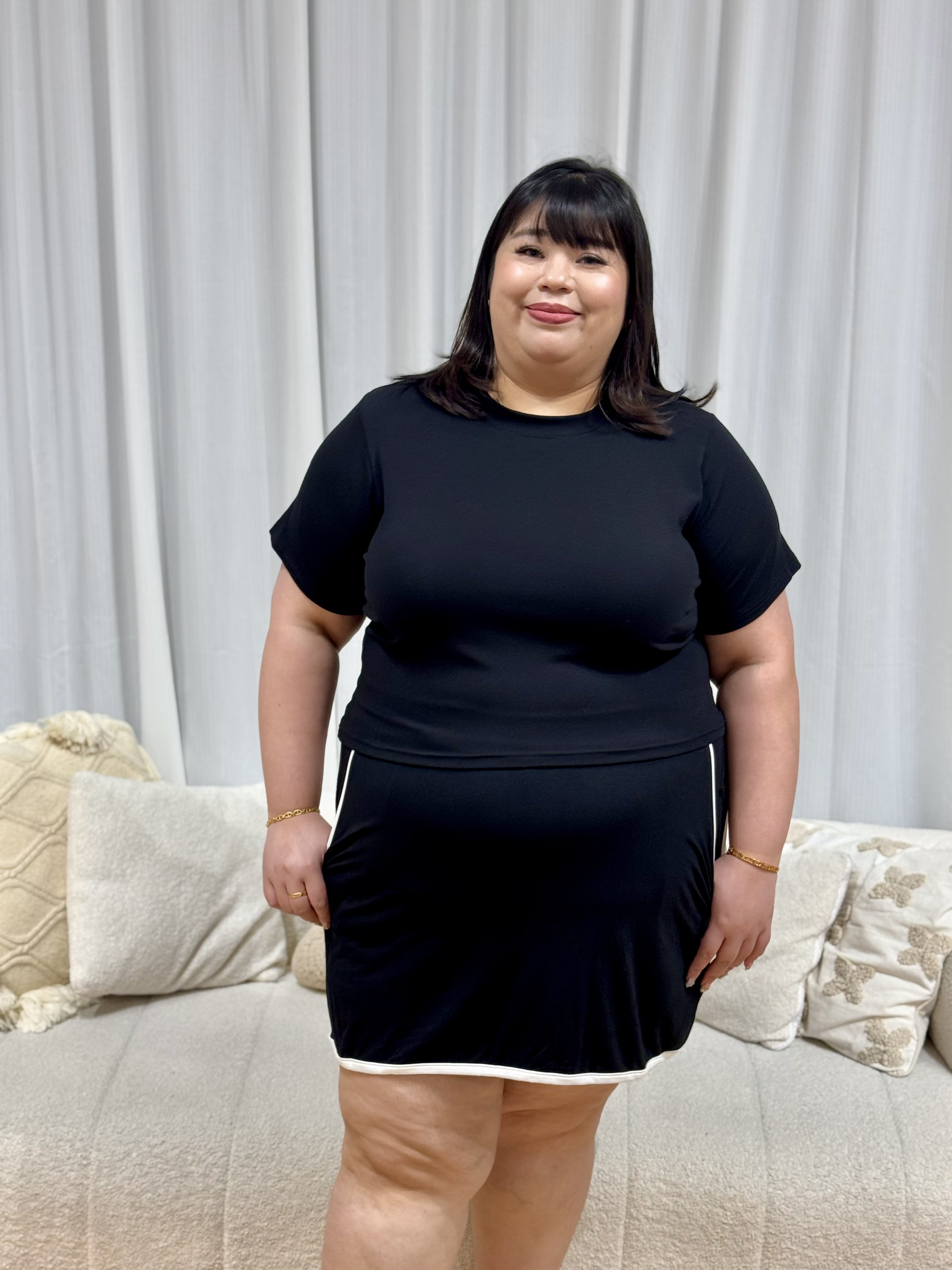 Love+ Carter Tennis Rayon Skorts | Plus Size Shorts