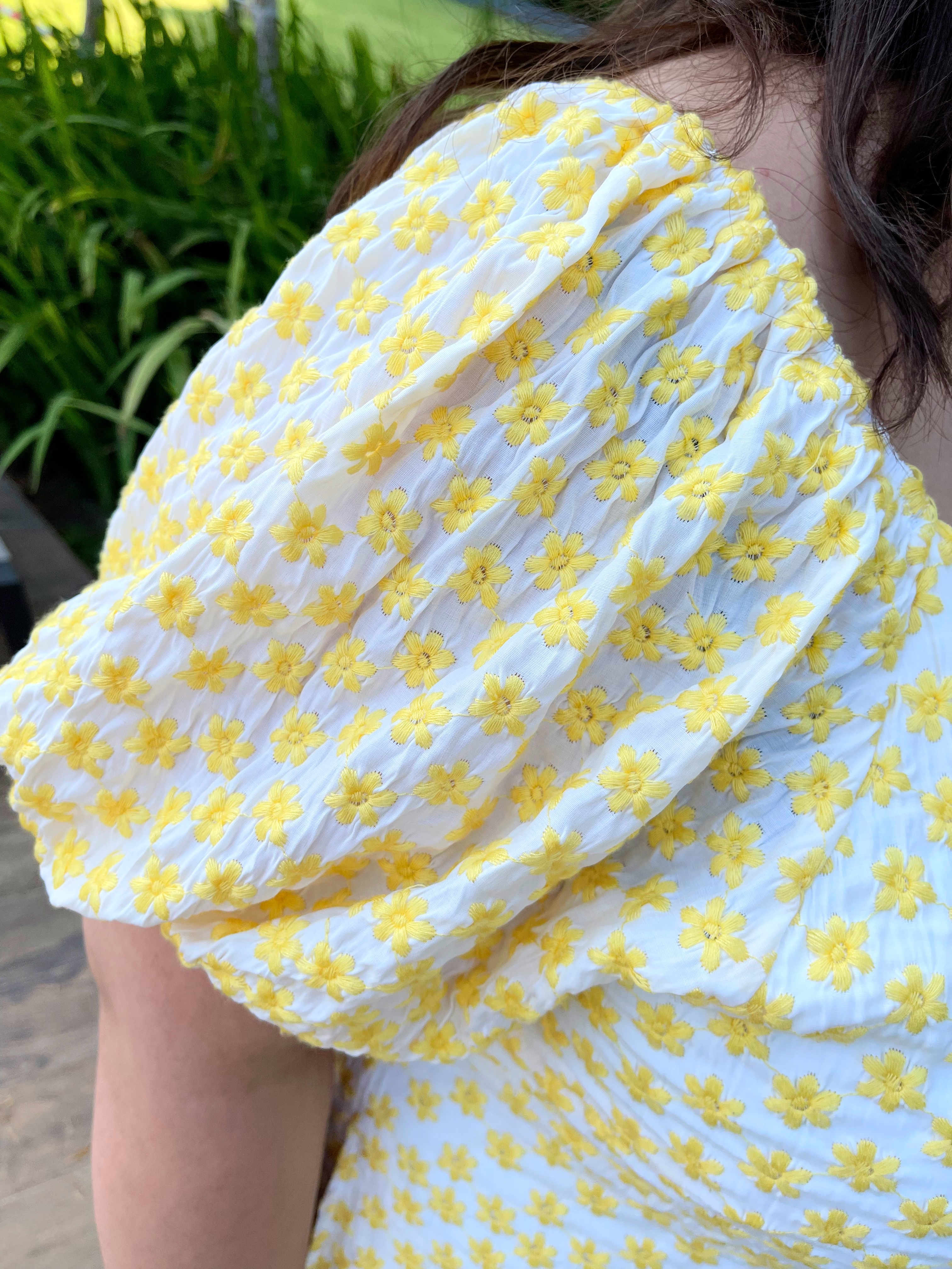 Love+ Avery Yellow 3D Dress | Plus Size Dress Singapore
