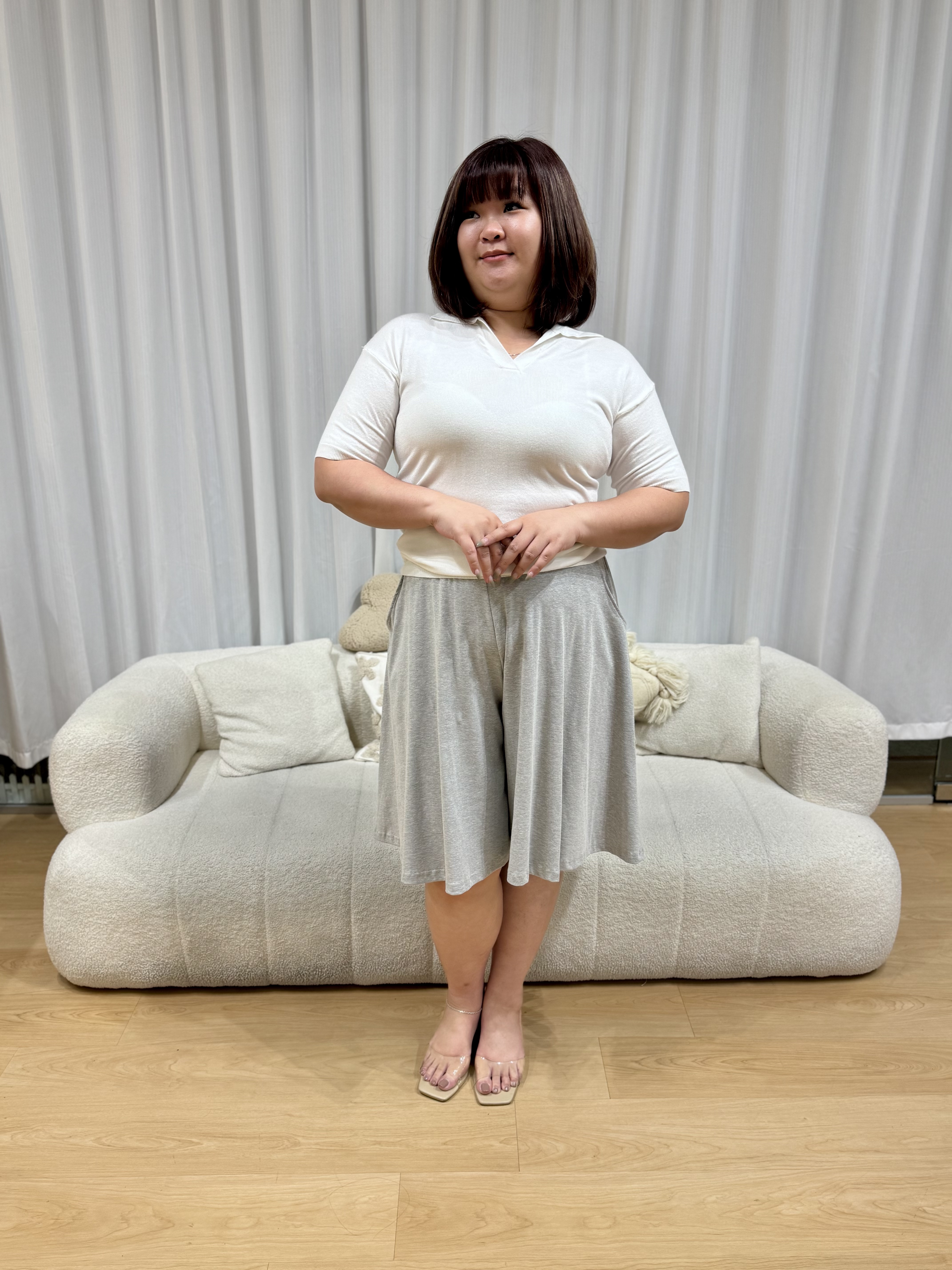 Collared Soft Knit Top