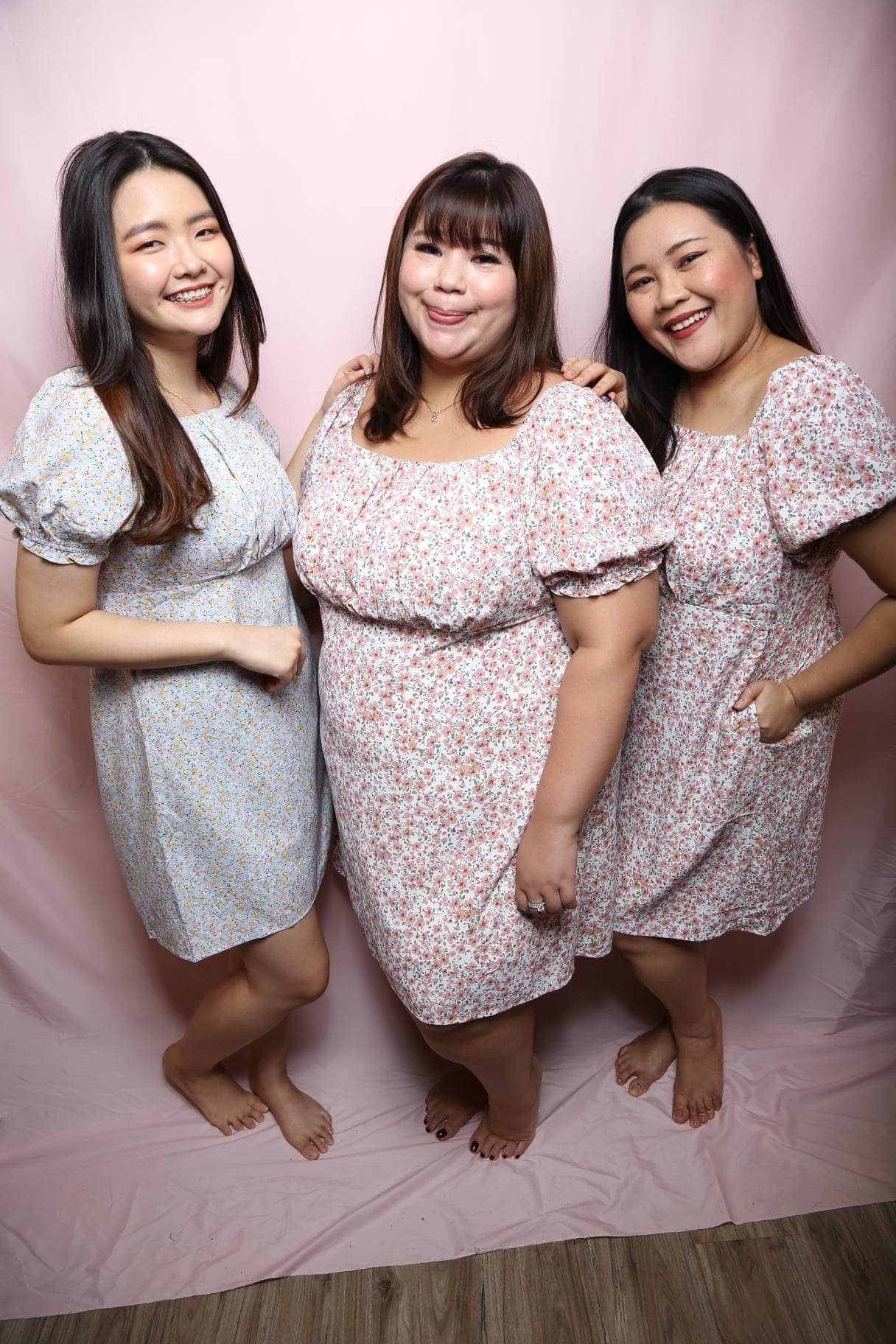 Love+ Kylie Blue Smock Dress | Plus Size Dress Singapore