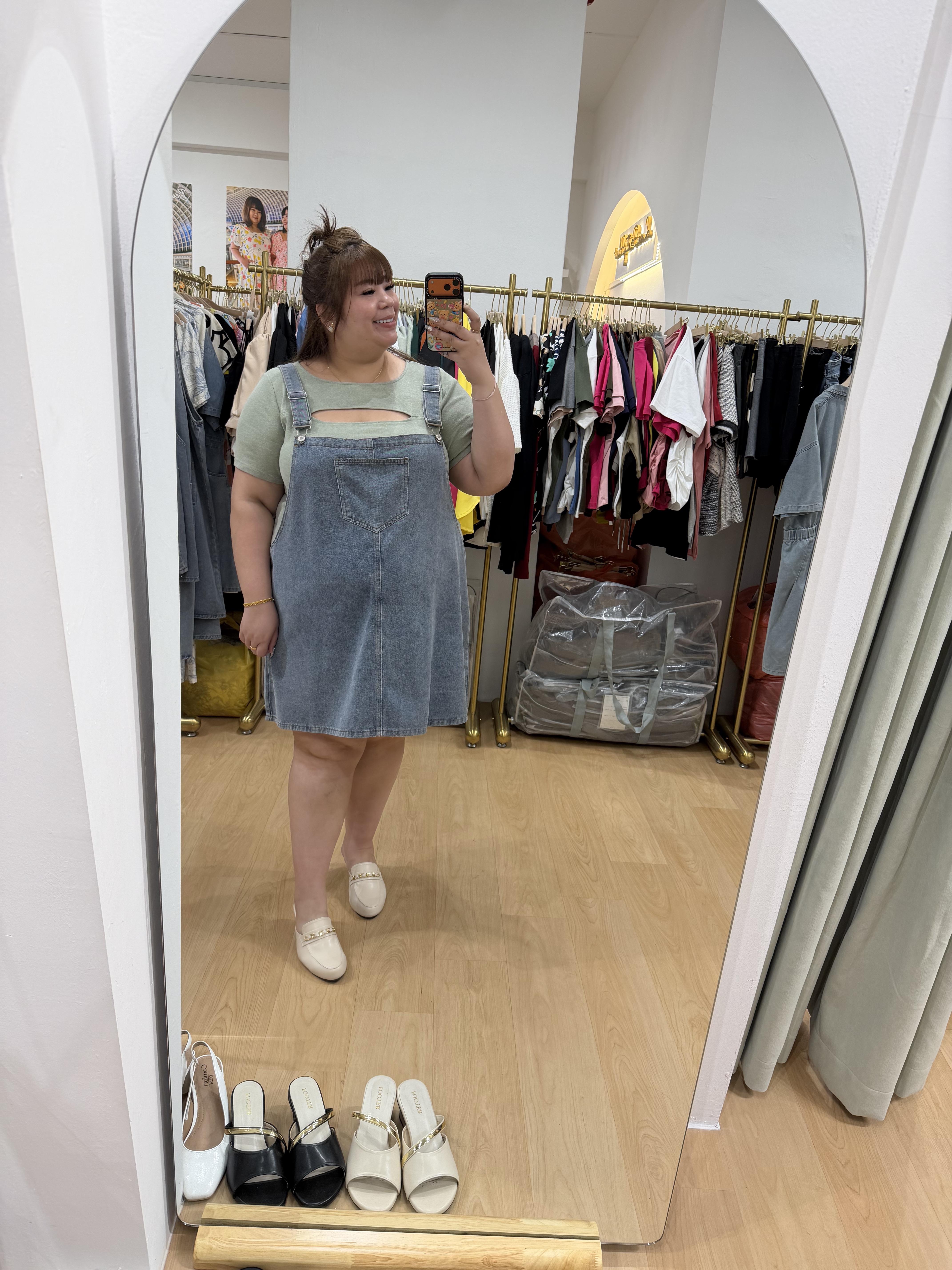 Love+ Shermaine Denim Dungaree  #2030 | Plus Size dress