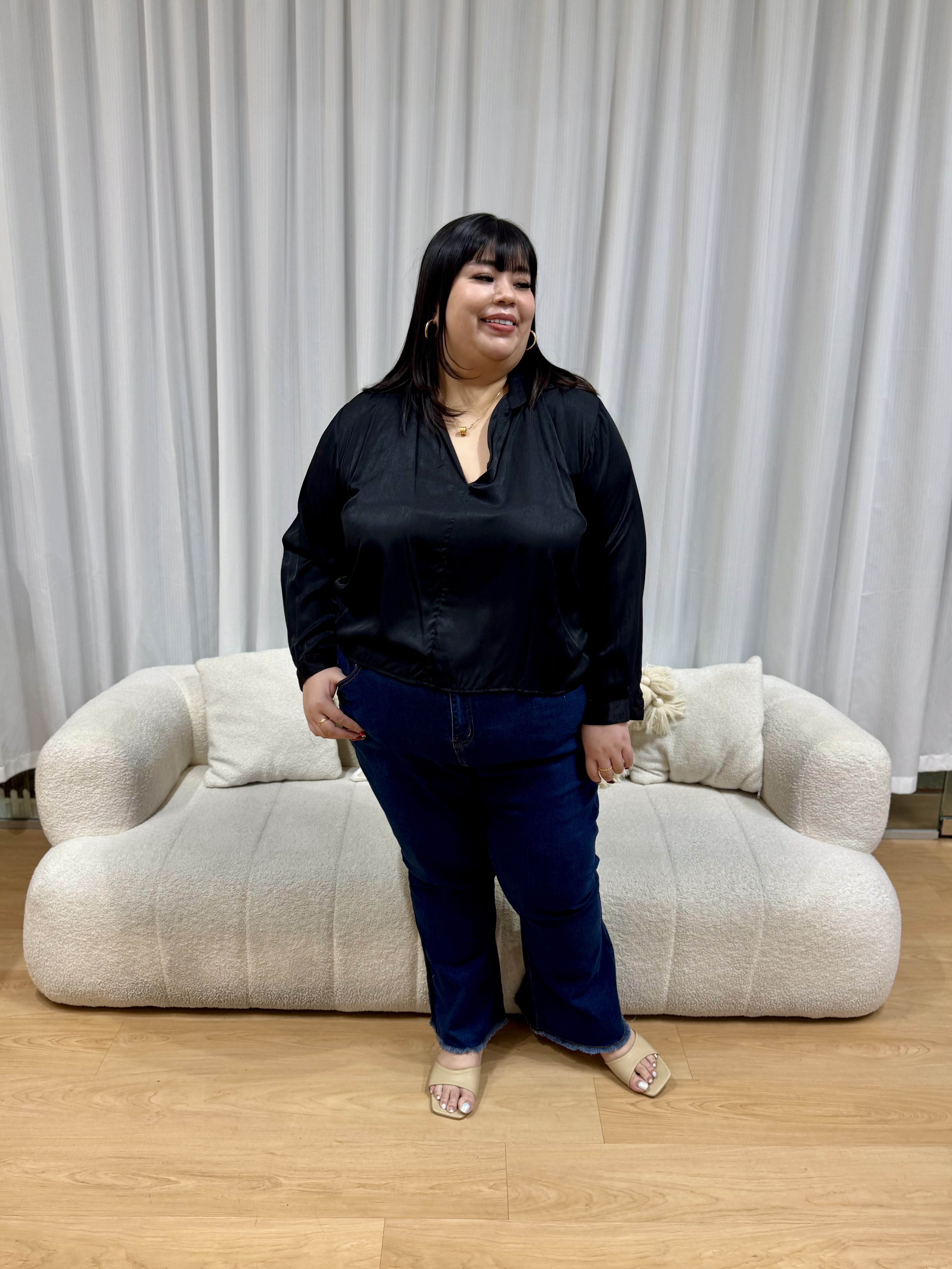 Boyfriend V Neck Shirt